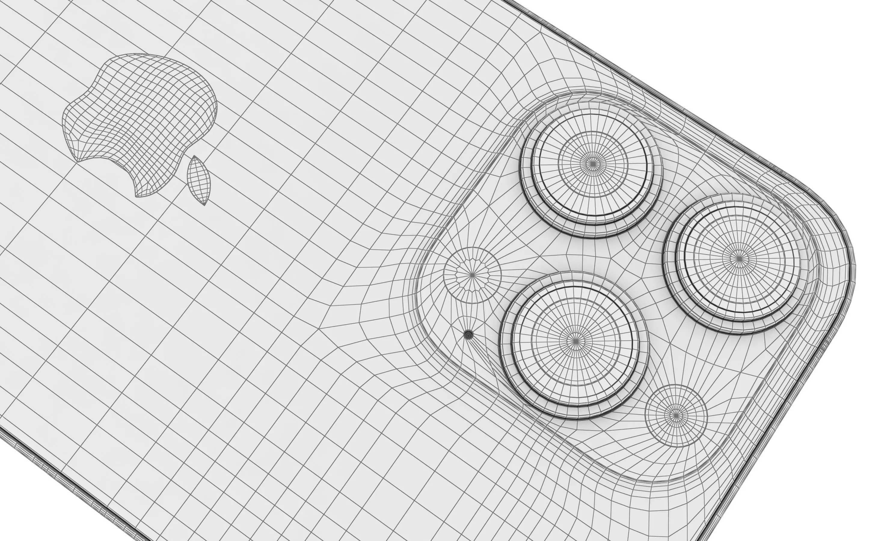 Apple iPhone 15 Pro Max Natural Titanium High Poly  3D model_20