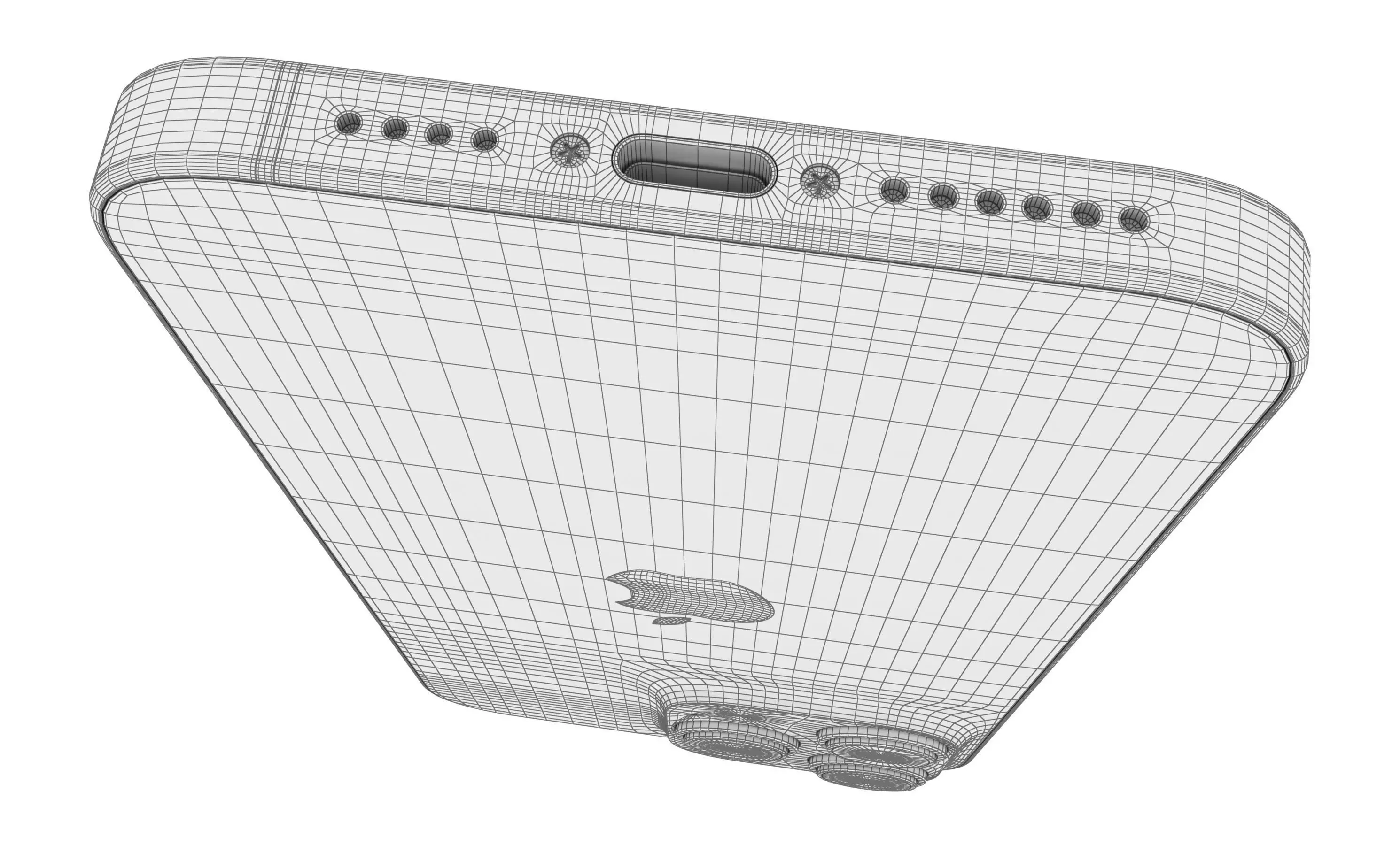 Apple iPhone 15 Pro Max Natural Titanium High Poly  3D model_16