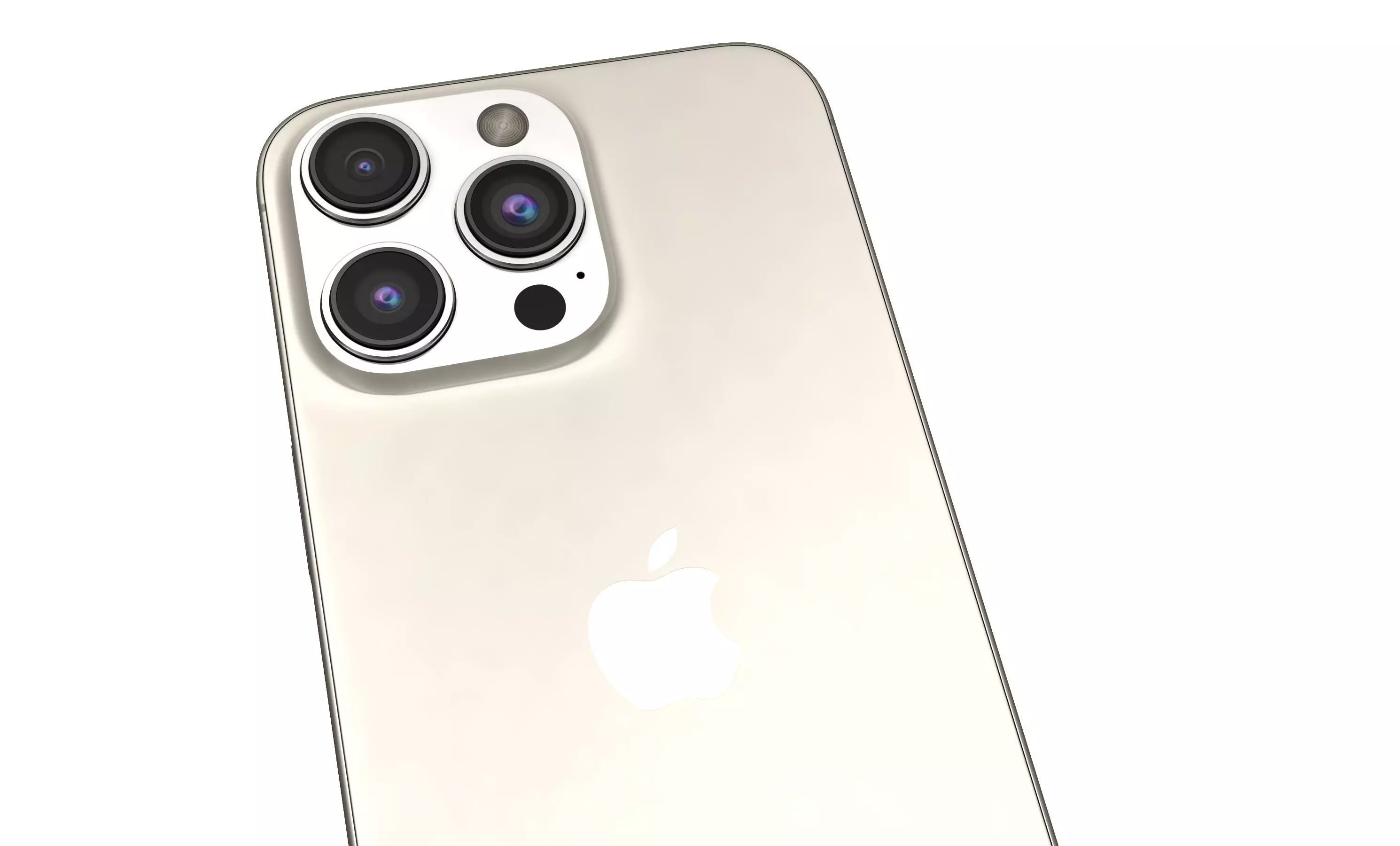 Apple iPhone 15 Pro Max Natural Titanium High Poly  3D model_9