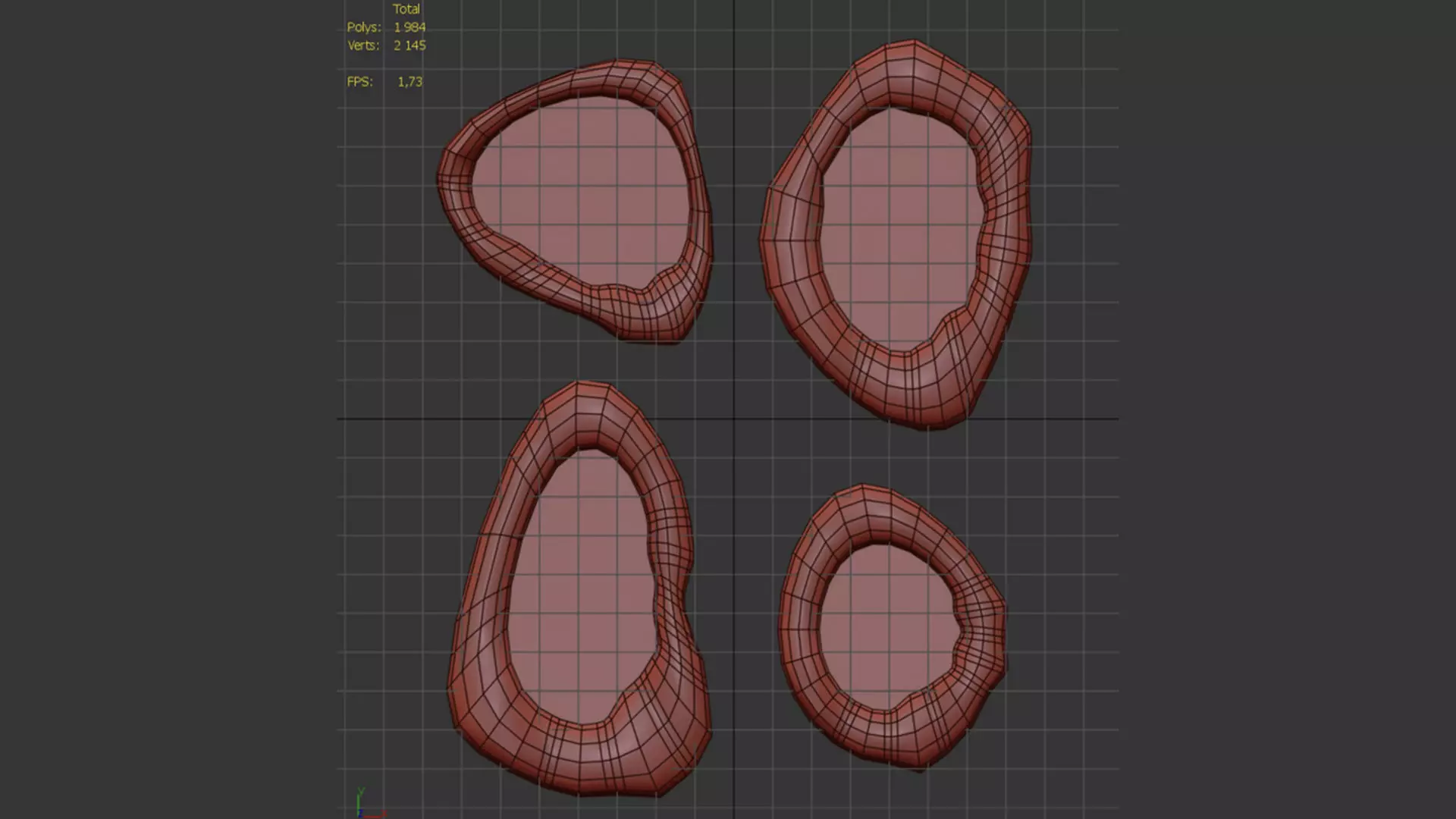 Set Abstract Mirror 3D model_5