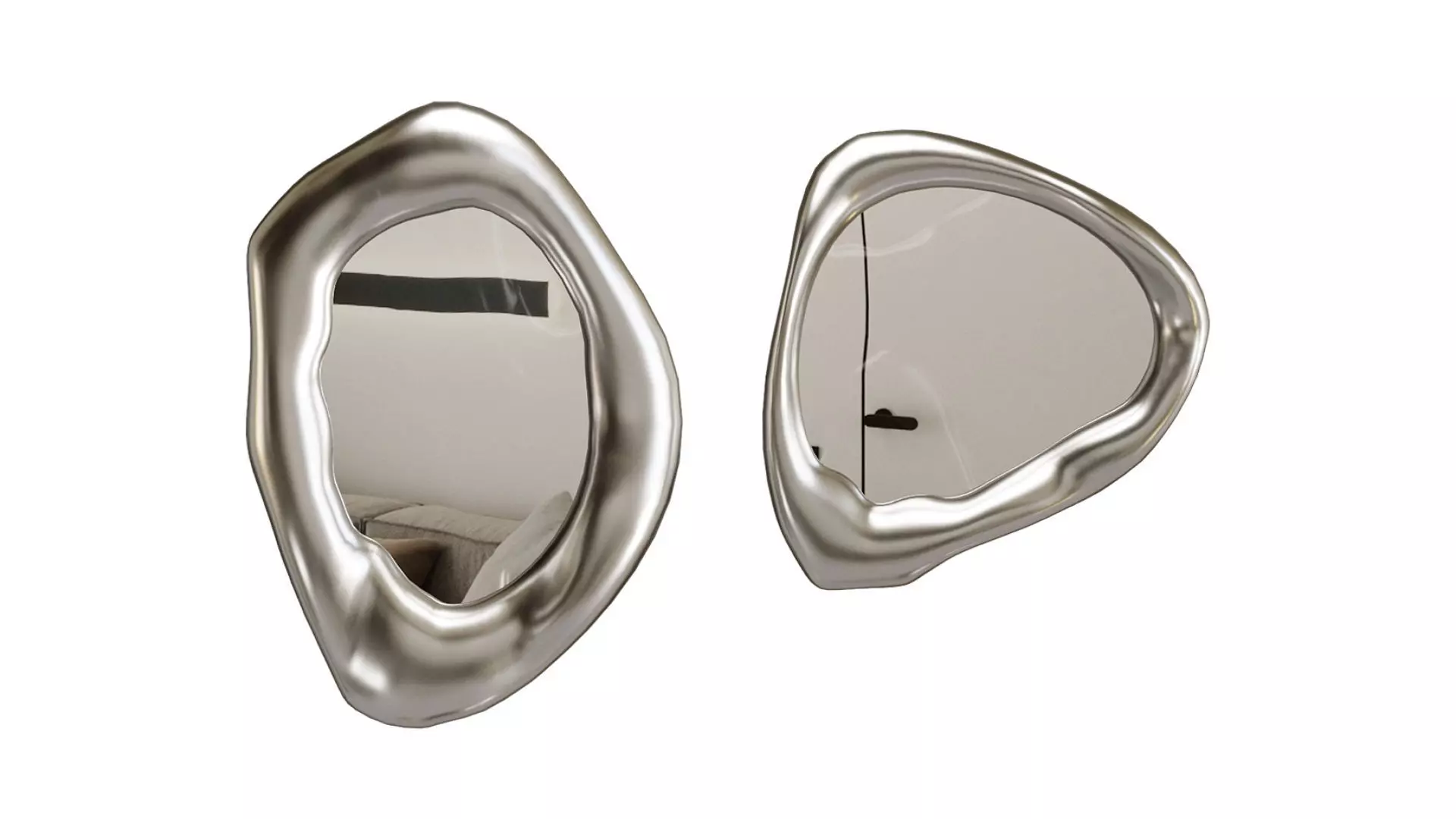 Set Abstract Mirror 3D model_1