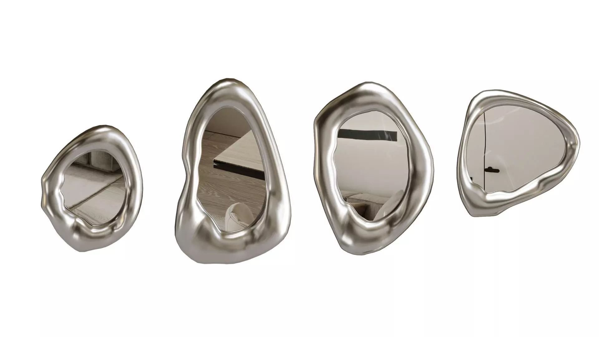 Set Abstract Mirror 3D model_3