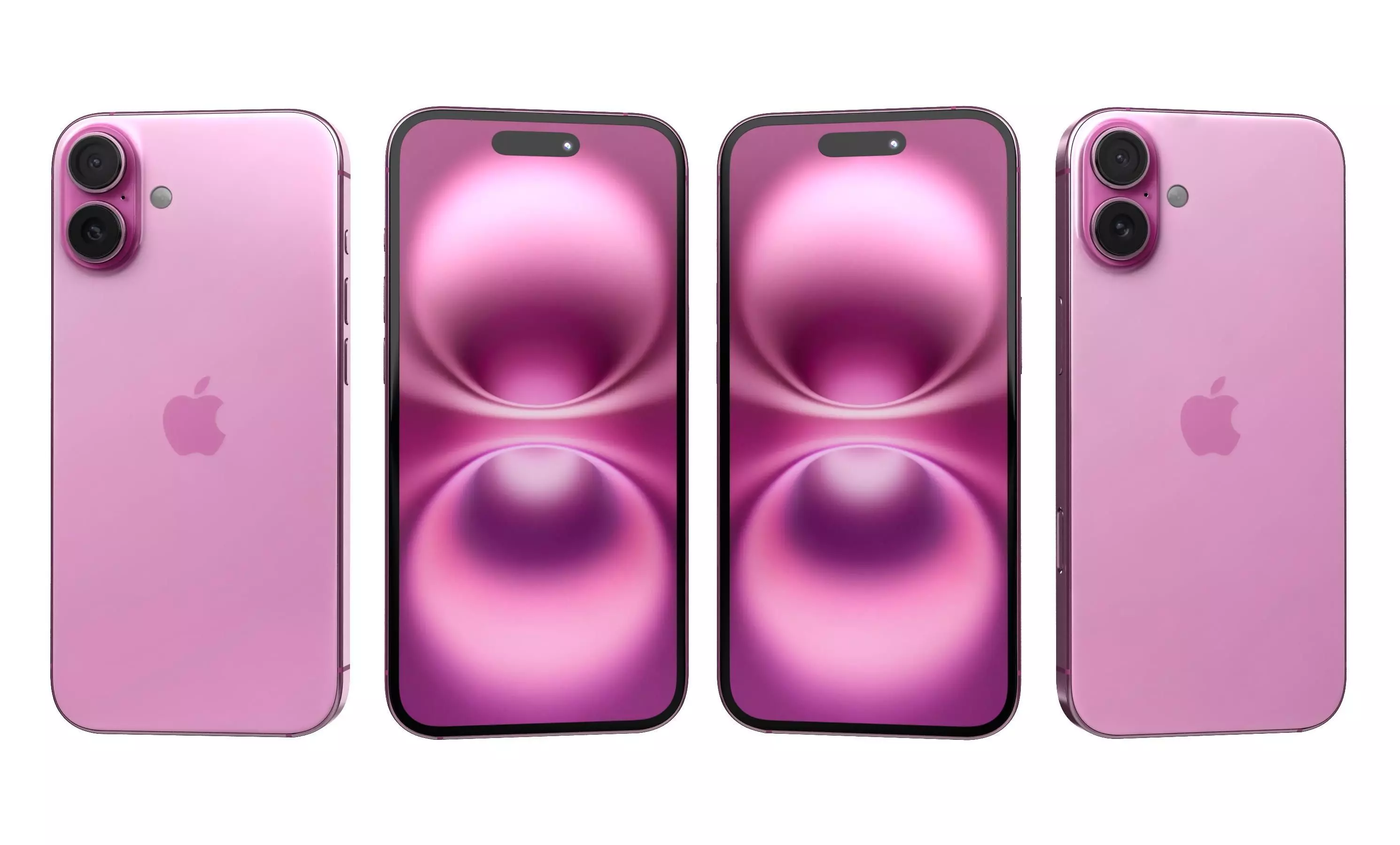 Apple iPhone 16 Plus All Colors High Poly  3D model_31