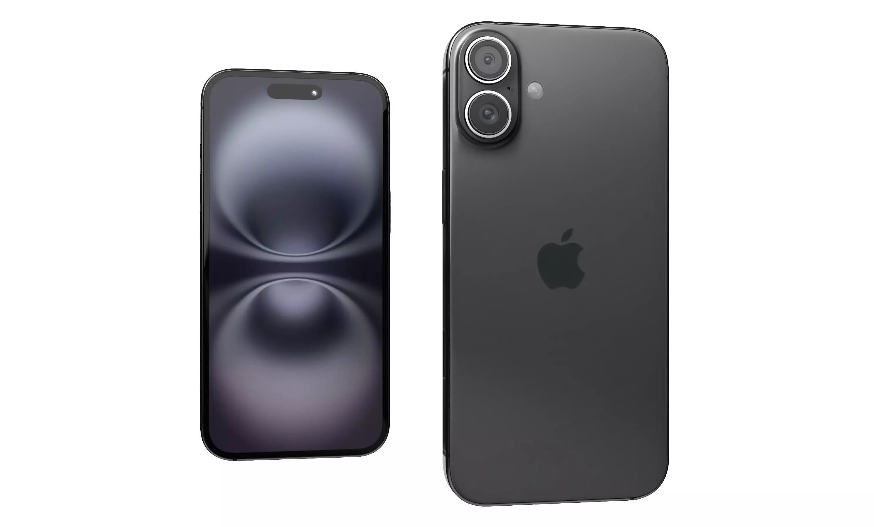 Apple iPhone 16 Plus Black High Poly 3D model_1