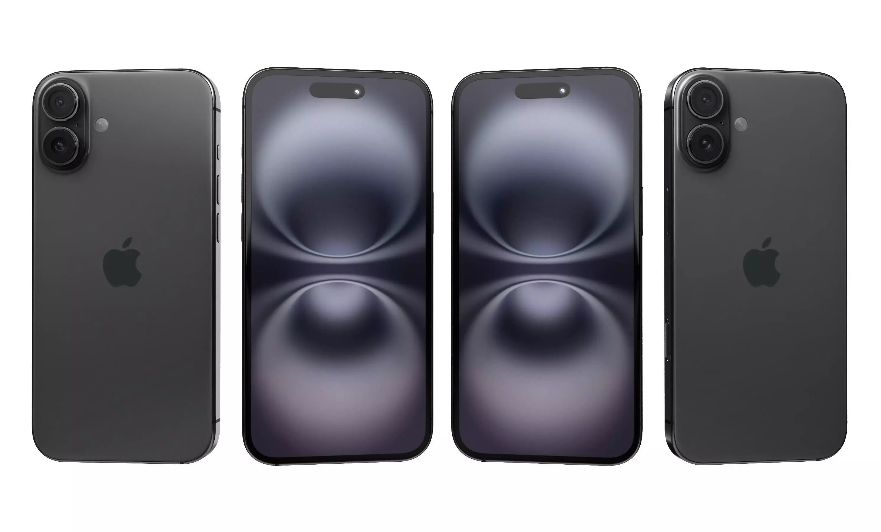 Apple iPhone 16 Plus Black High Poly 3D model_27