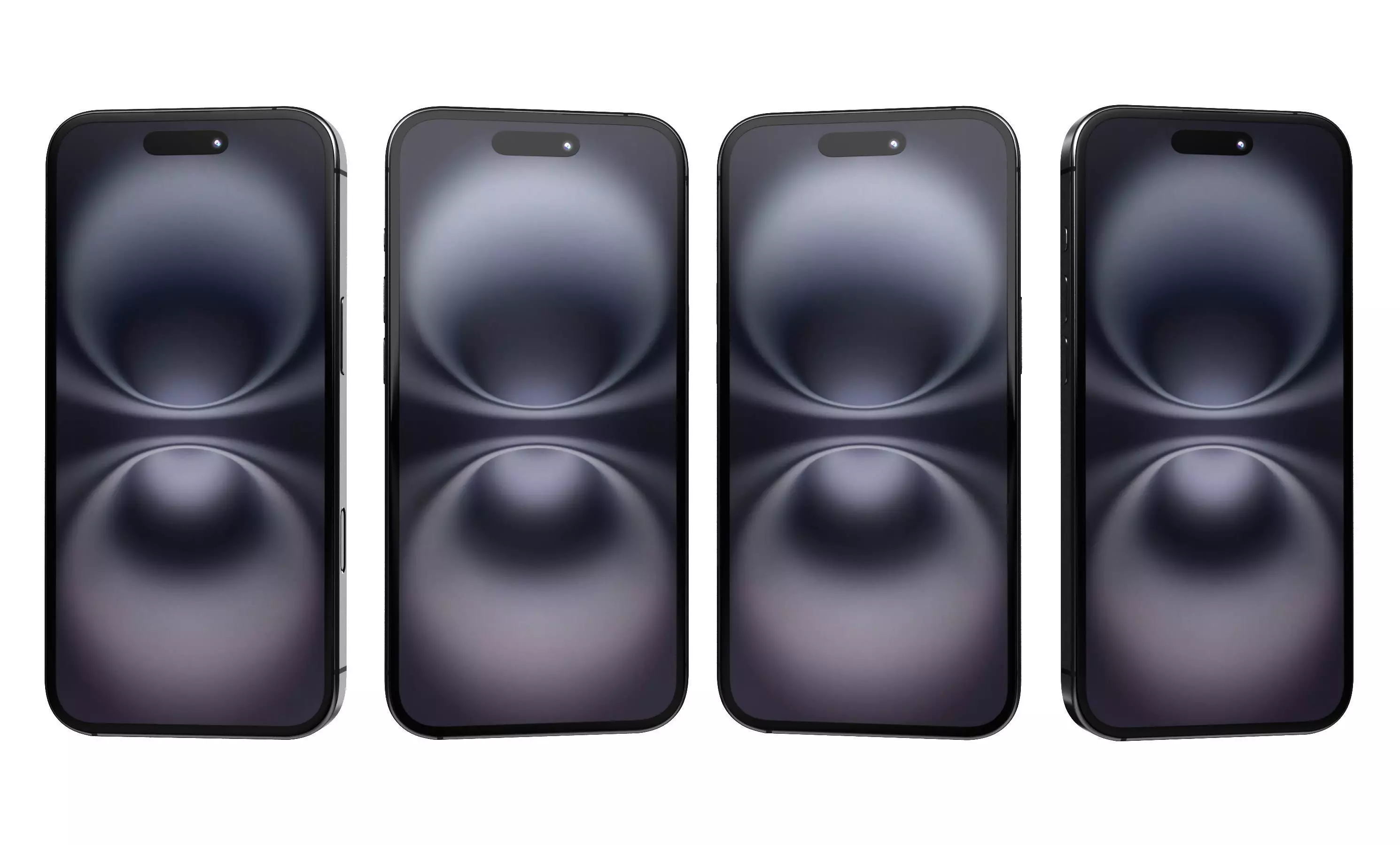 Apple iPhone 16 Plus Black High Poly 3D model_28