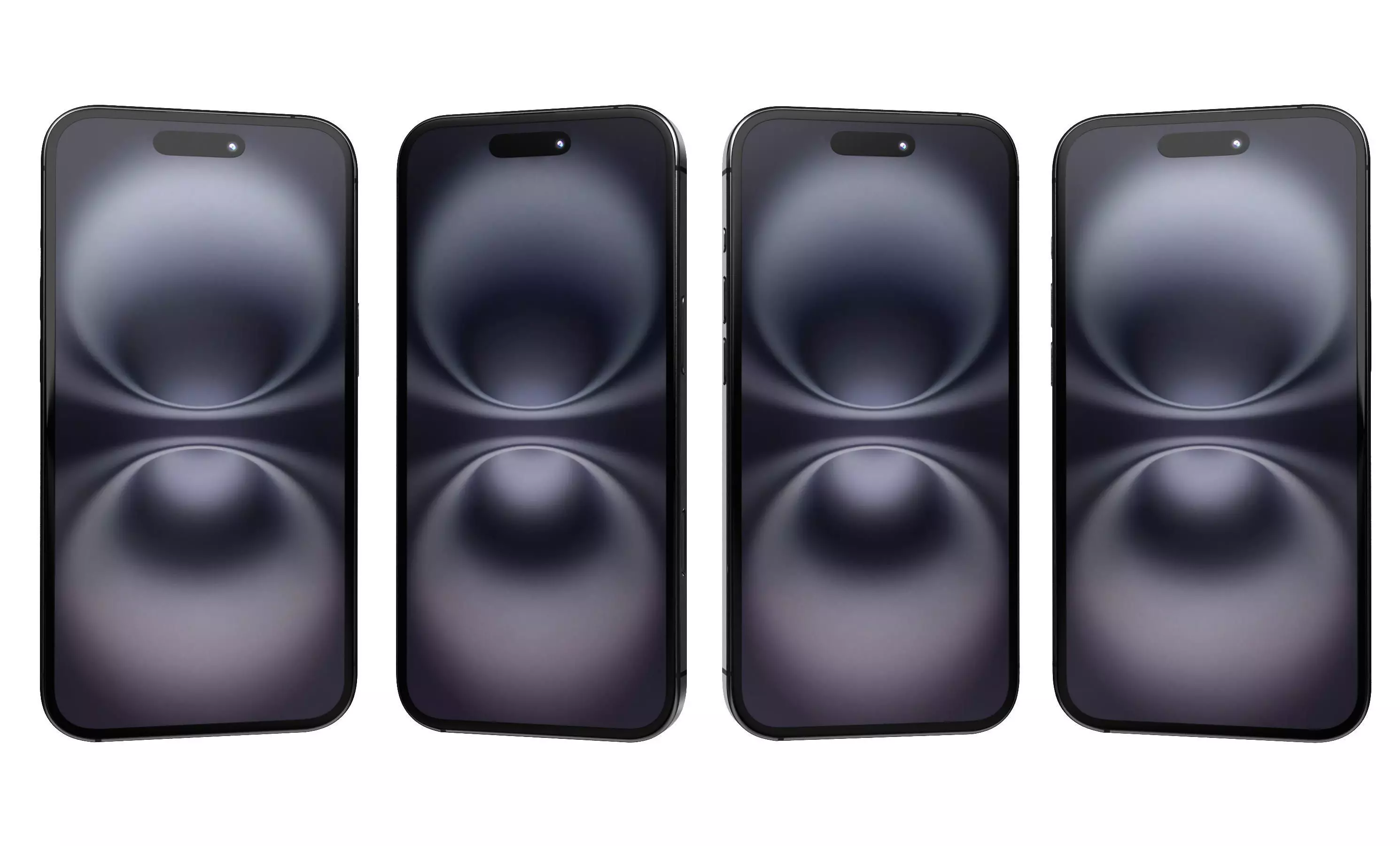 Apple iPhone 16 Plus Black High Poly 3D model_10