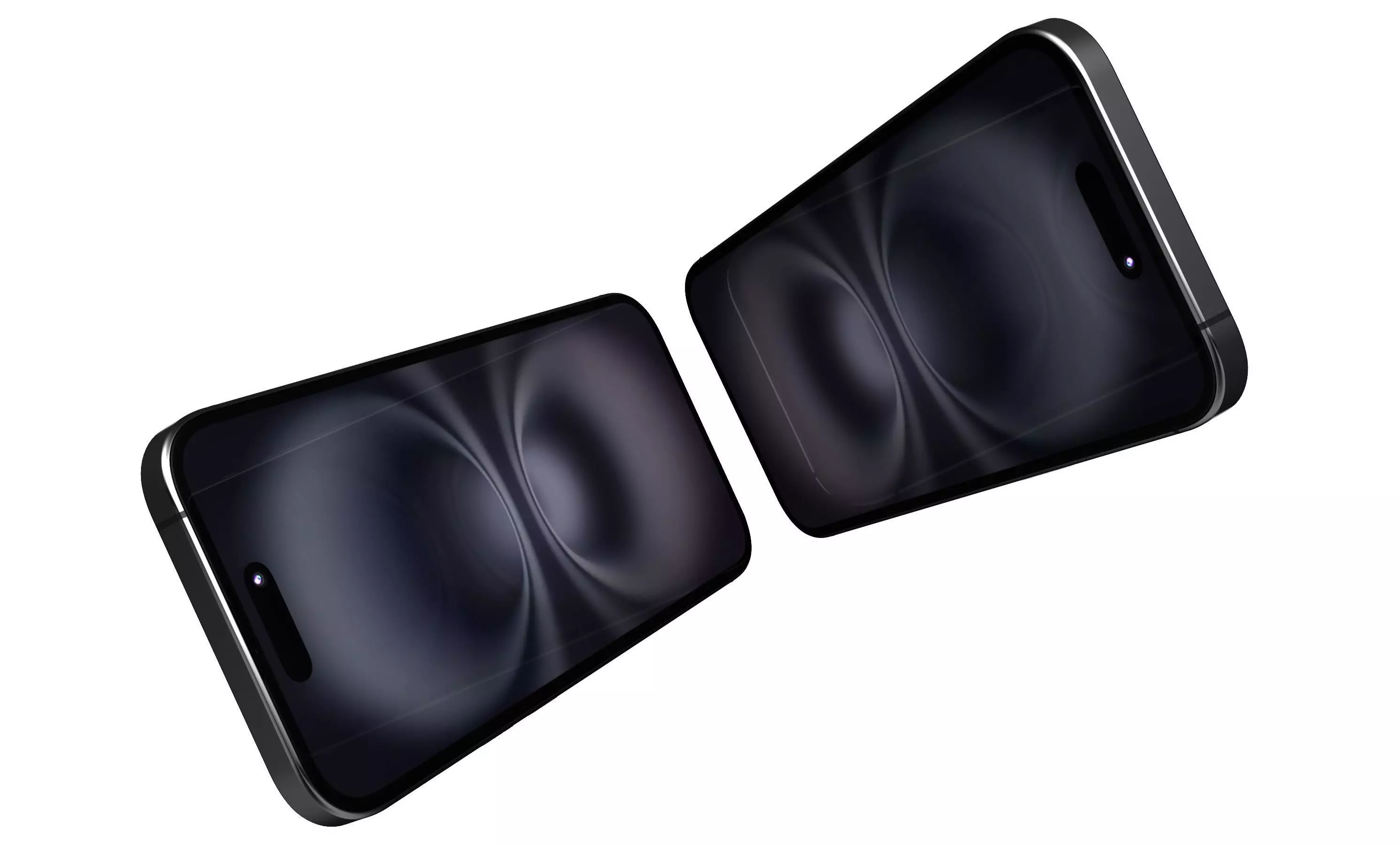 Apple iPhone 16 Plus Black High Poly 3D model_3