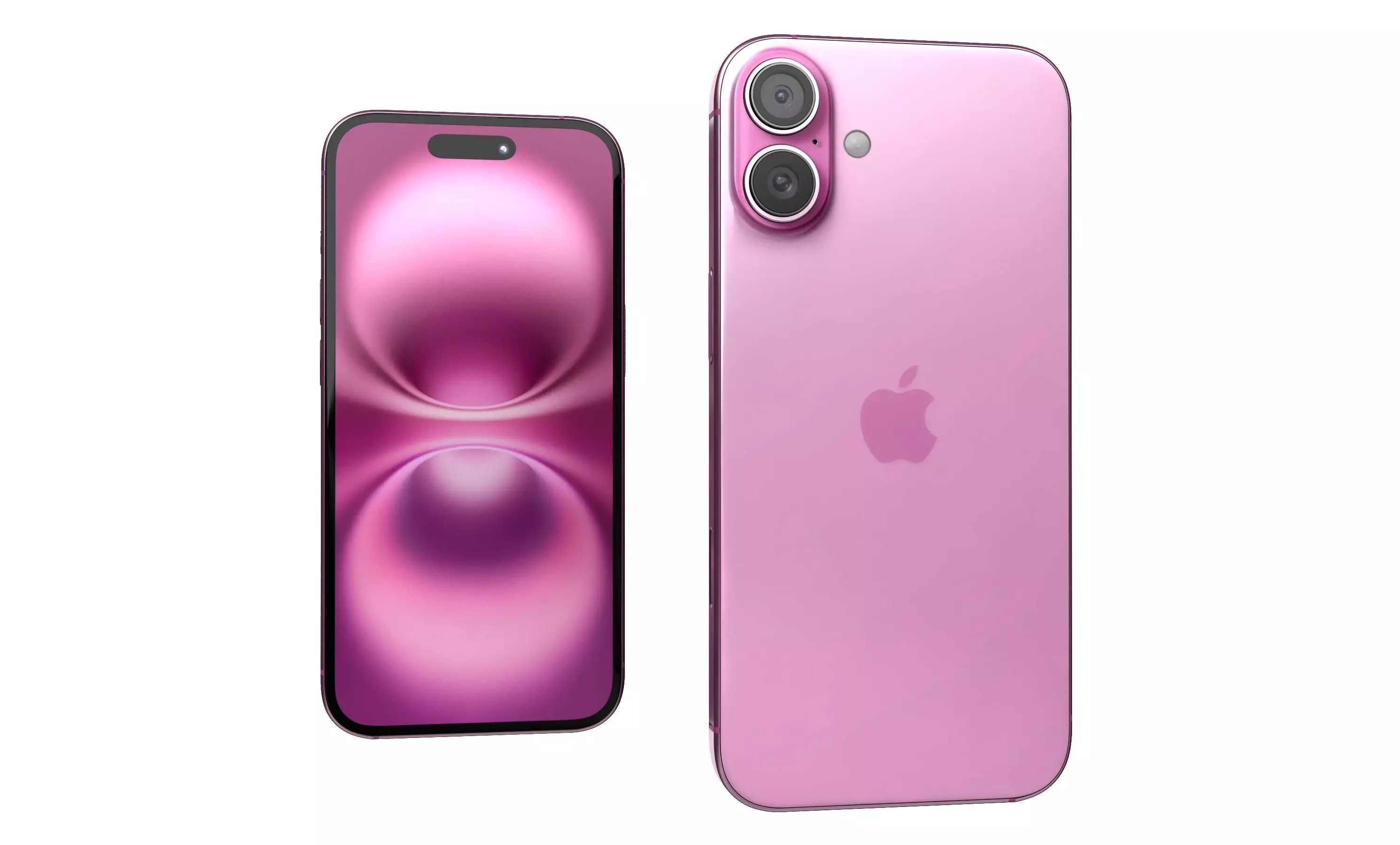 Apple iPhone 16 Plus Pink High Poly  3D model_6