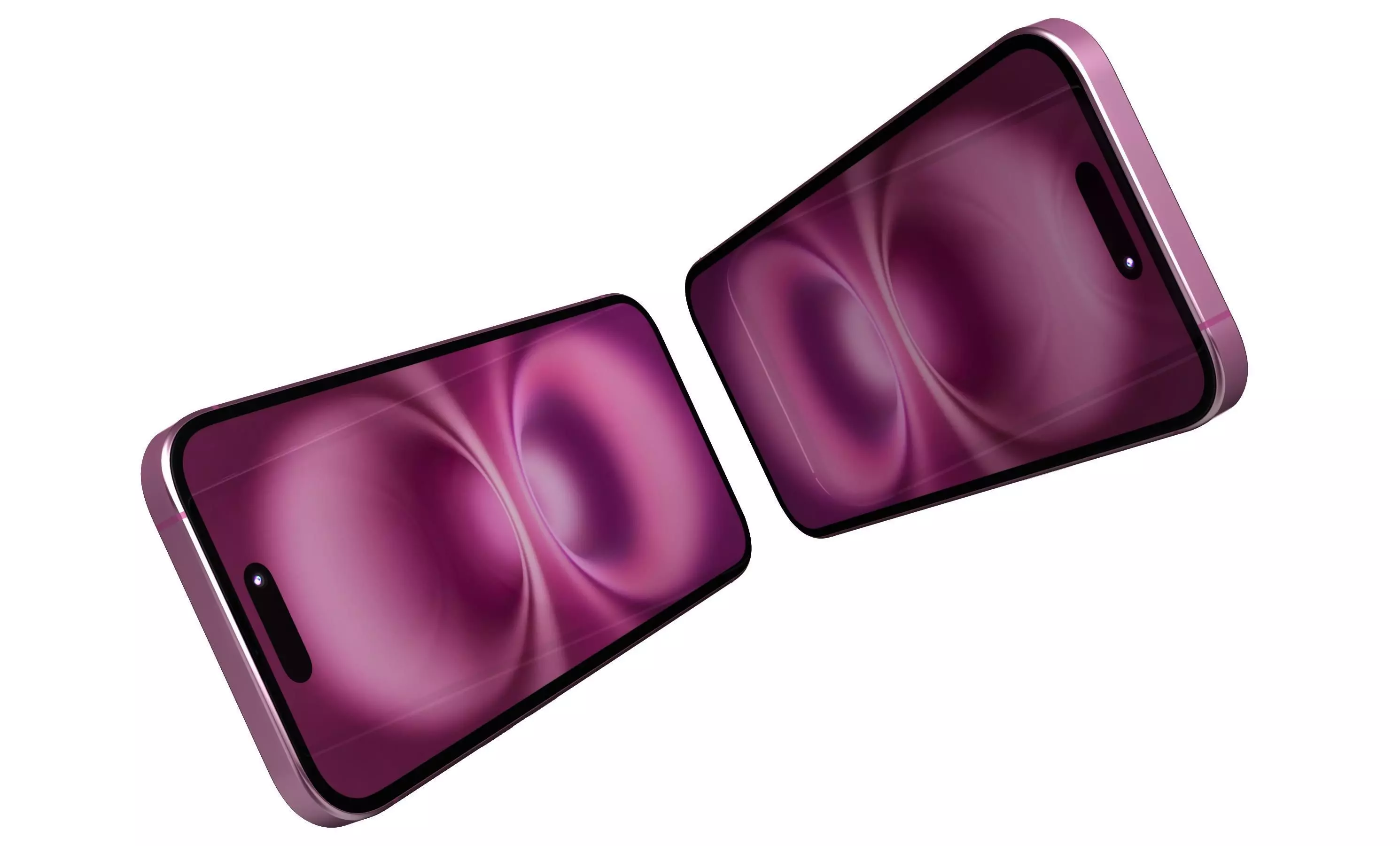 Apple iPhone 16 Plus Pink High Poly  3D model_9