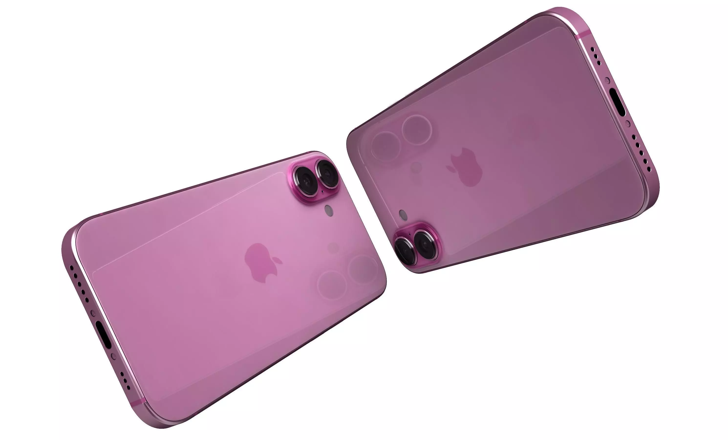 Apple iPhone 16 Plus Pink High Poly  3D model_24