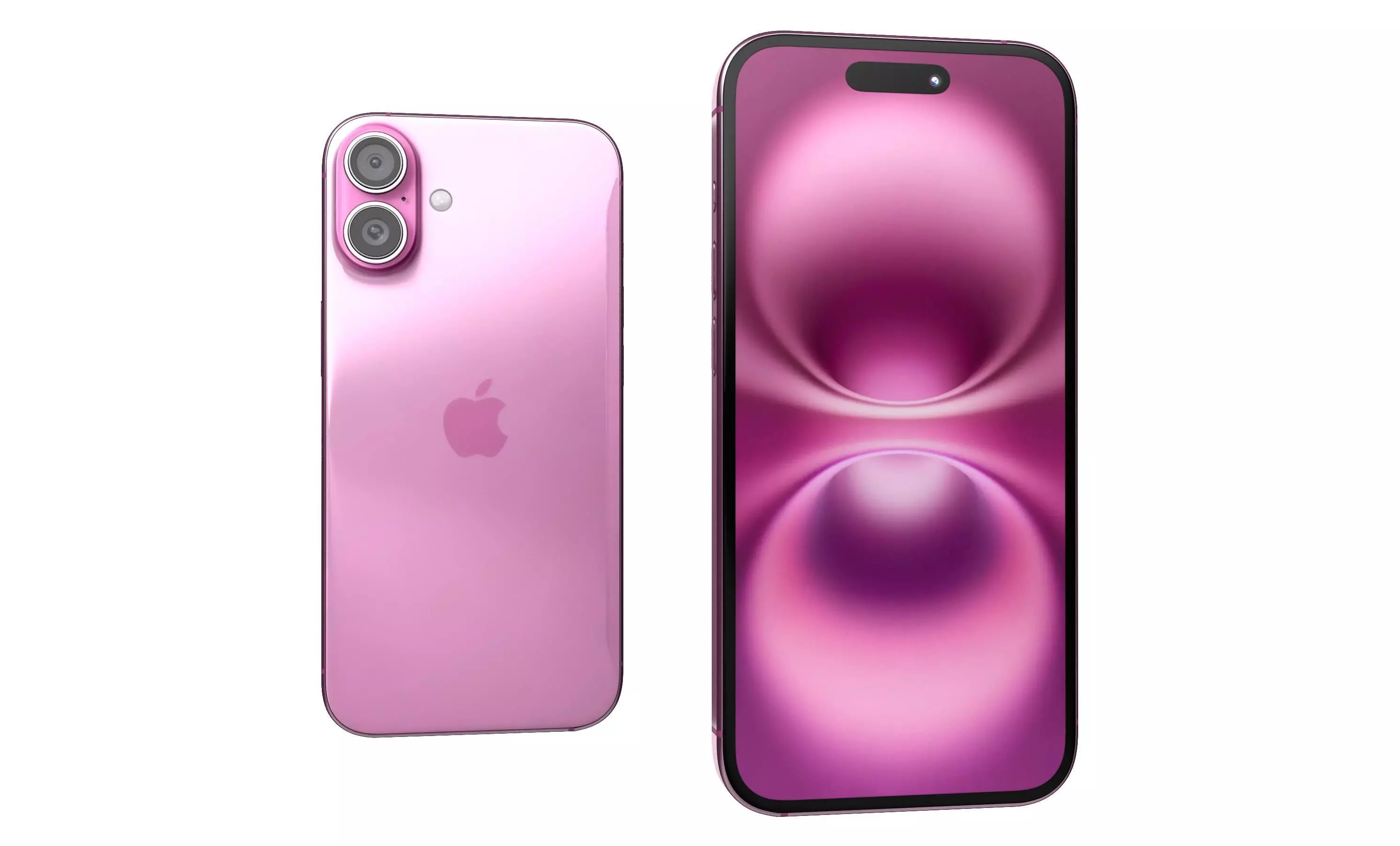 Apple iPhone 16 Plus Pink High Poly  3D model_1