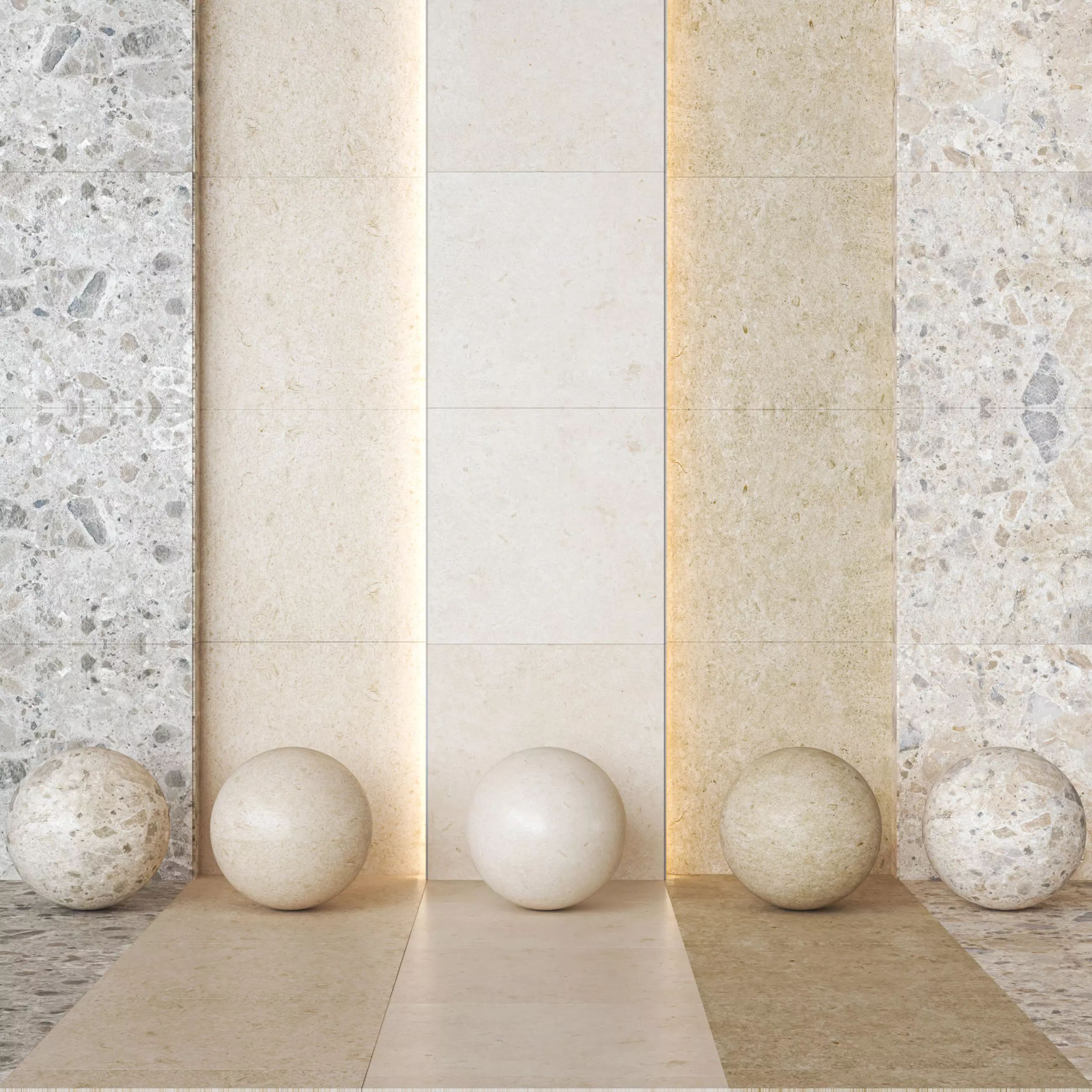 Marazzi Caracter Collection Terrazzo Tiles -Set of 27 Texture_1
