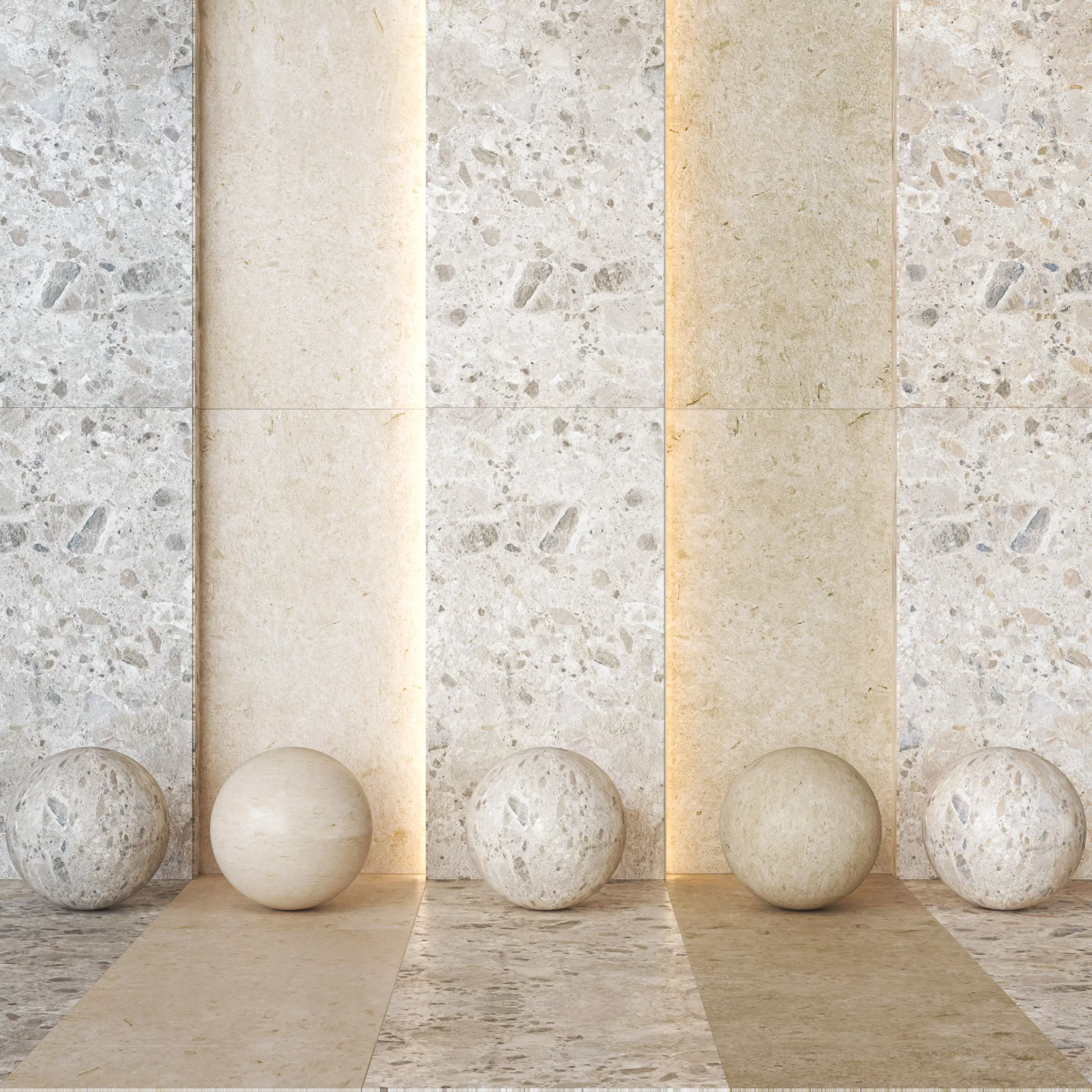 Marazzi Caracter Collection Terrazzo Tiles -Set of 27 Texture_0