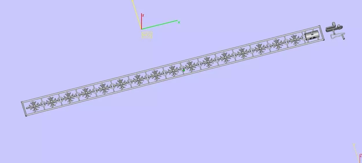 chrome hearts bracelet With out Diamond 3d model 3D model_2