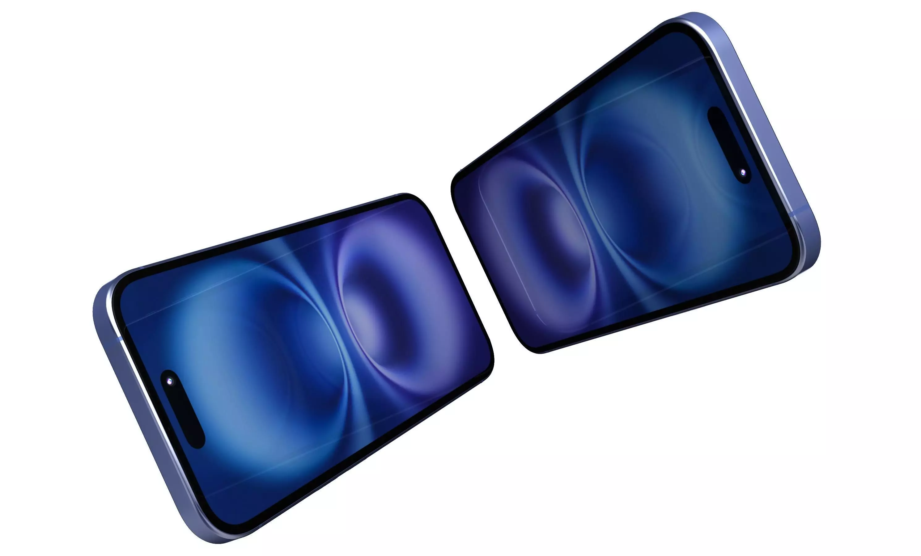 Apple iPhone 16 Plus Ultramarine High Poly  3D model_3