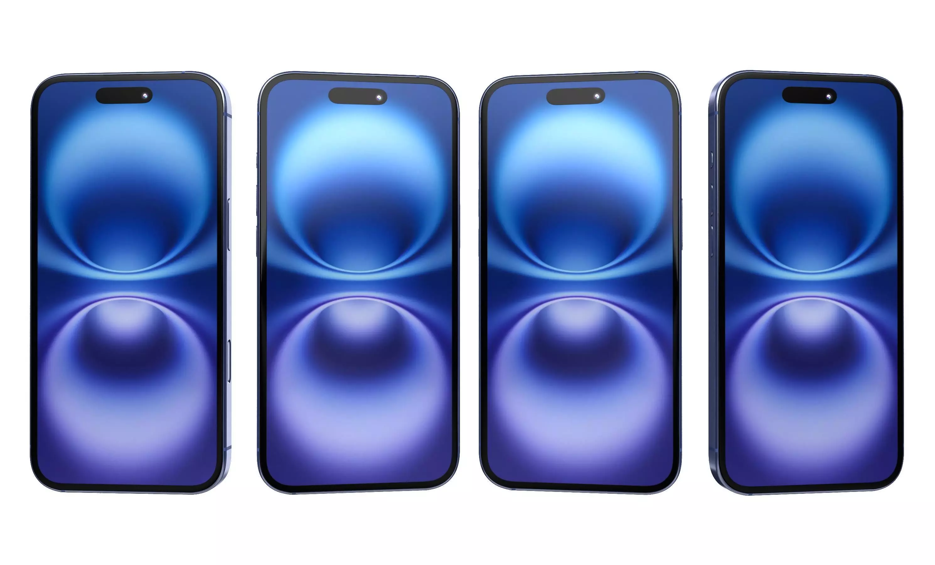 Apple iPhone 16 Plus Ultramarine High Poly  3D model_28