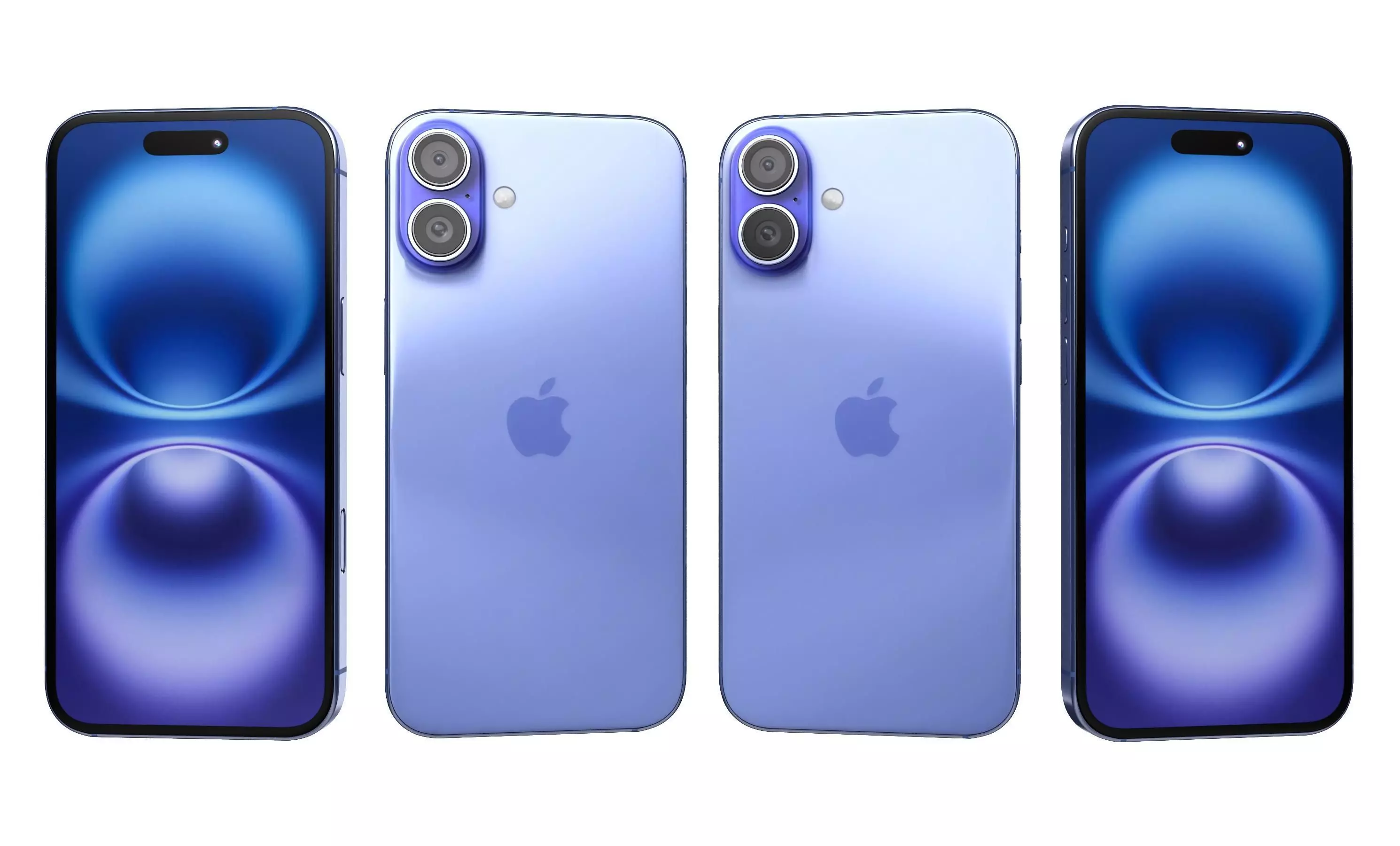 Apple iPhone 16 Plus Ultramarine High Poly  3D model_25