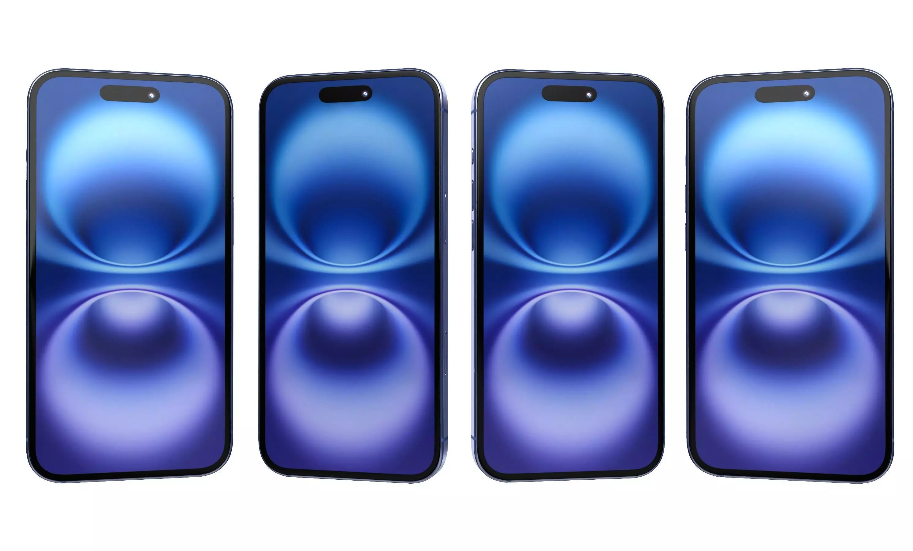 Apple iPhone 16 Plus Ultramarine High Poly  3D model_10