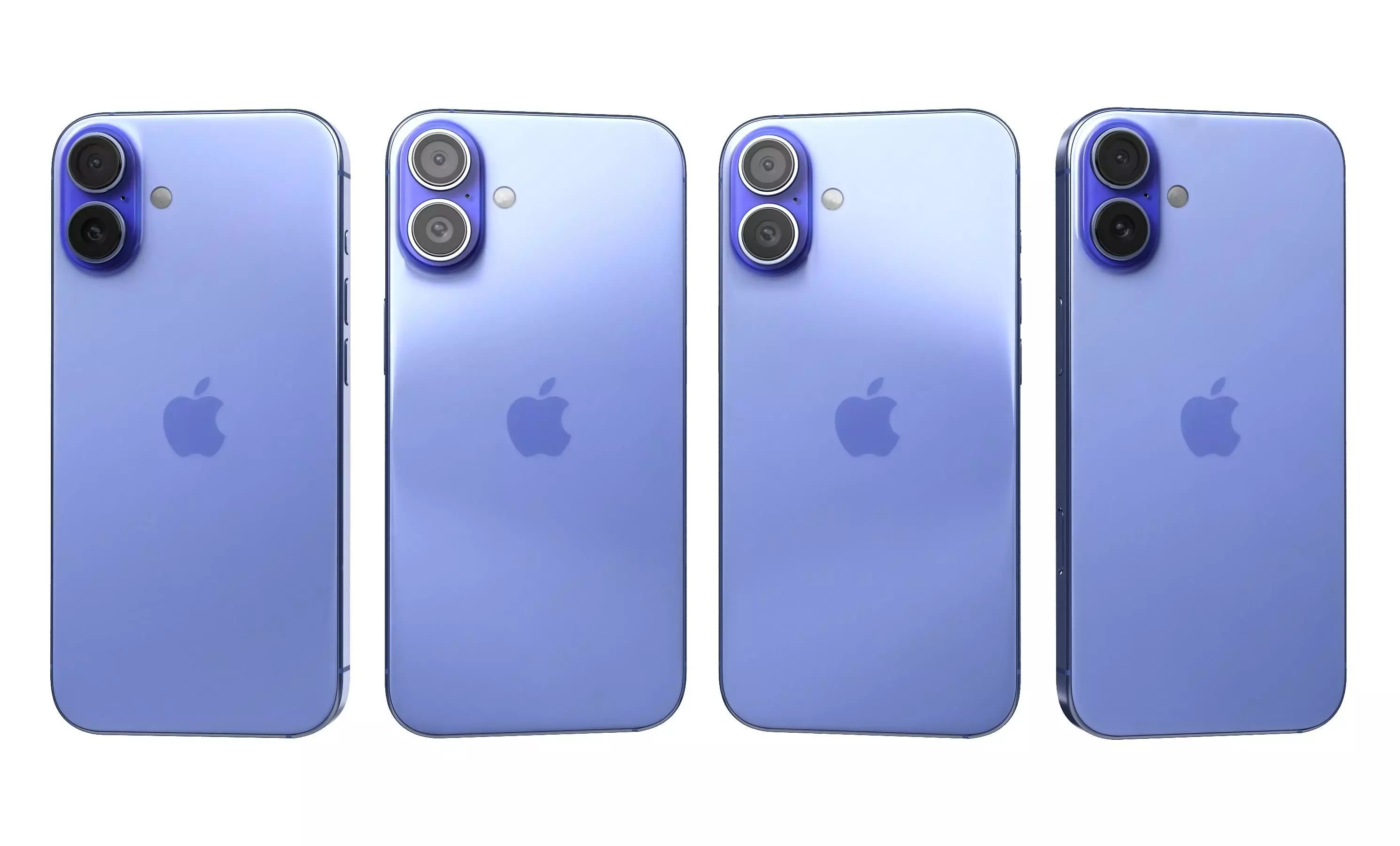 Apple iPhone 16 Plus Ultramarine High Poly  3D model_26