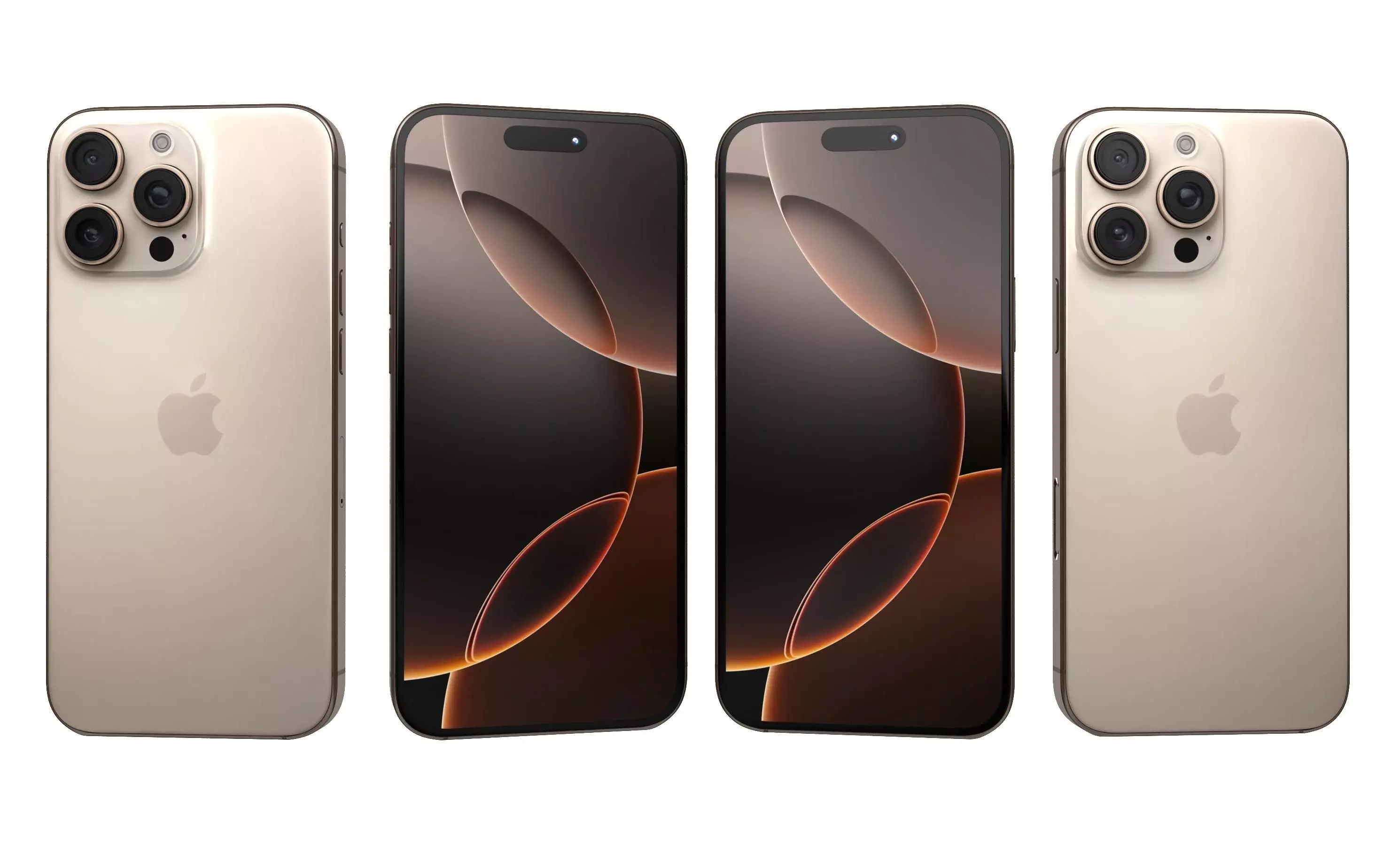 Apple iPhone 16 Pro Max All Colors High Poly 3D model_9