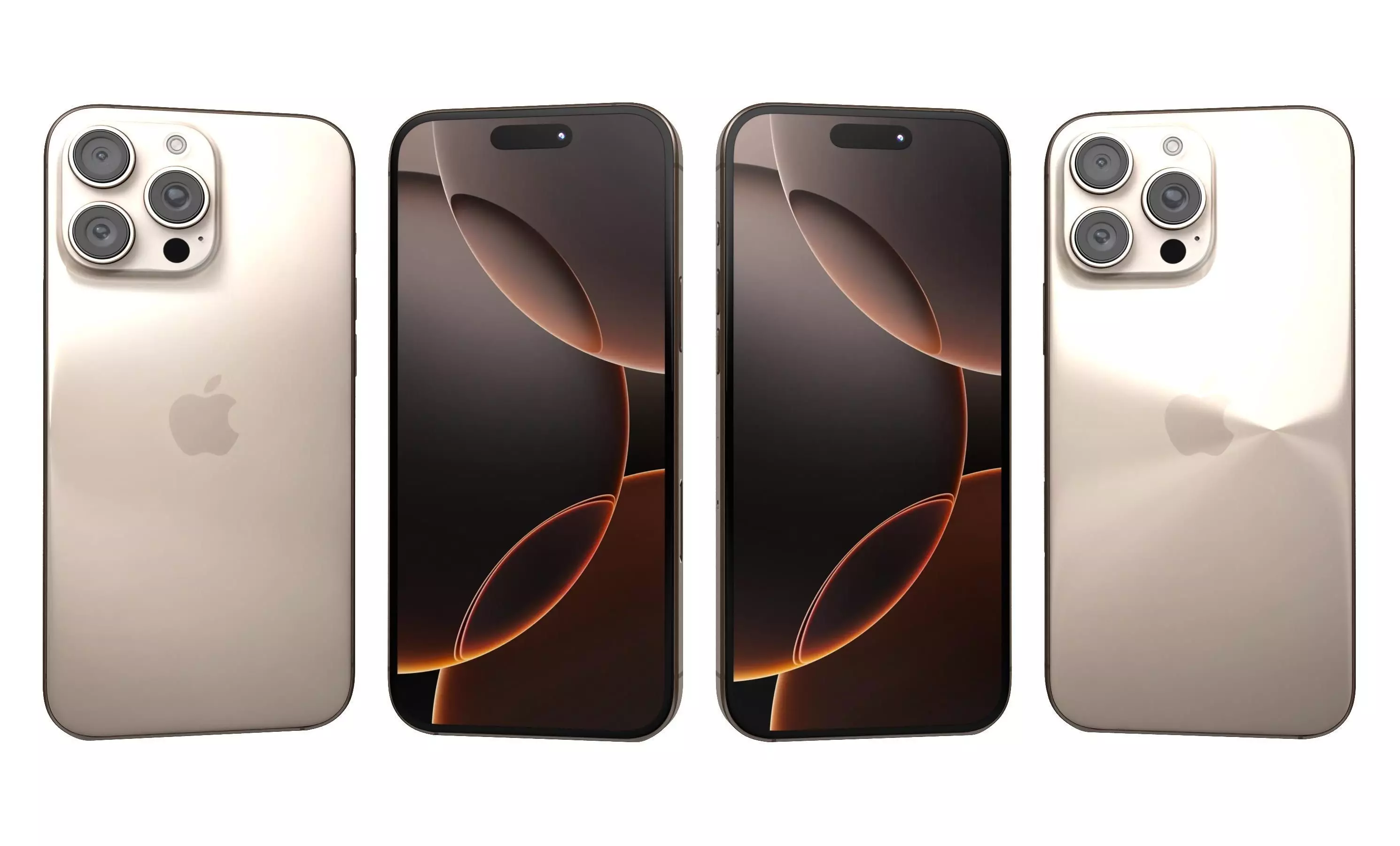 Apple iPhone 16 Pro Max All Colors High Poly 3D model_3