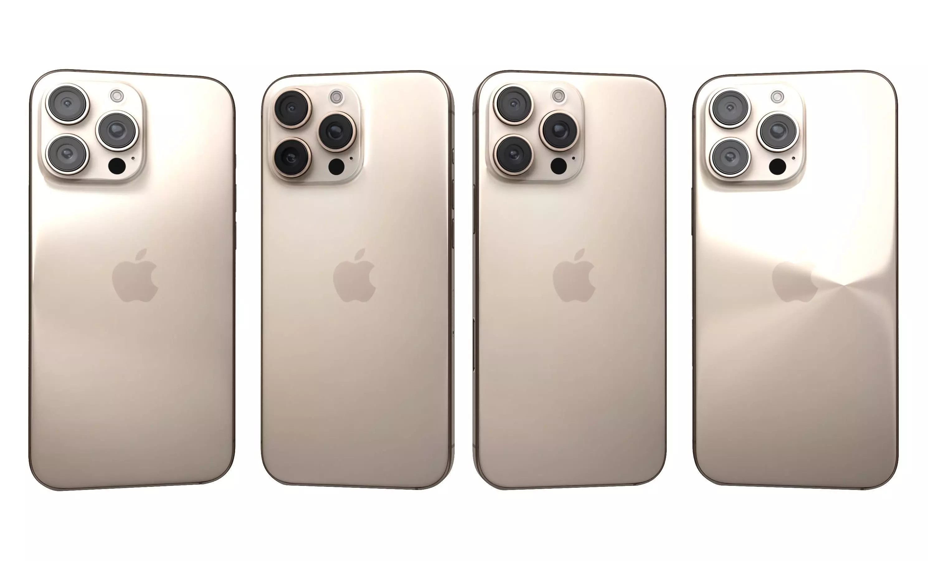 Apple iPhone 16 Pro Max All Colors High Poly 3D model_6