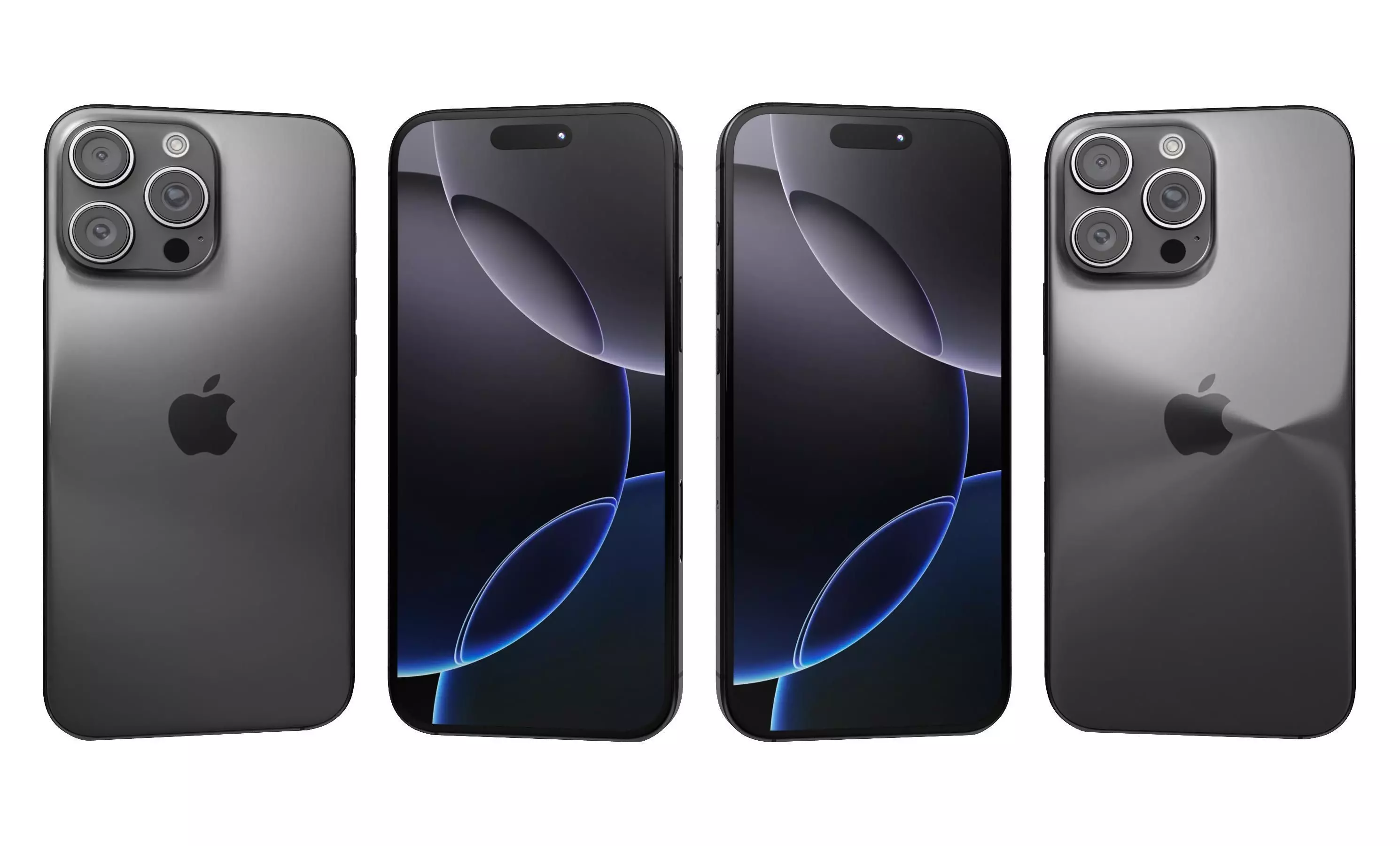 Apple iPhone 16 Pro Max All Colors High Poly 3D model_1