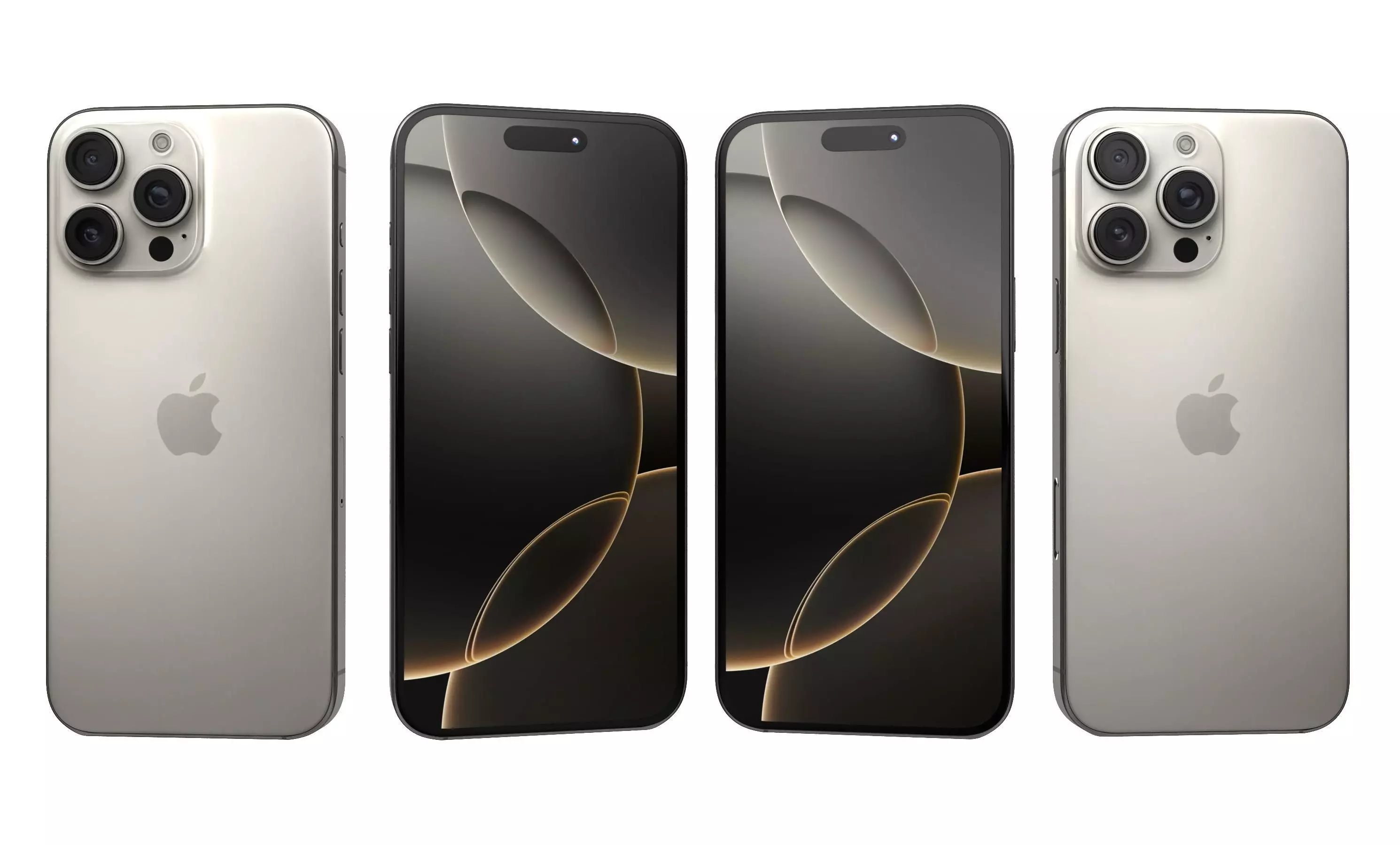 Apple iPhone 16 Pro Max All Colors High Poly 3D model_20