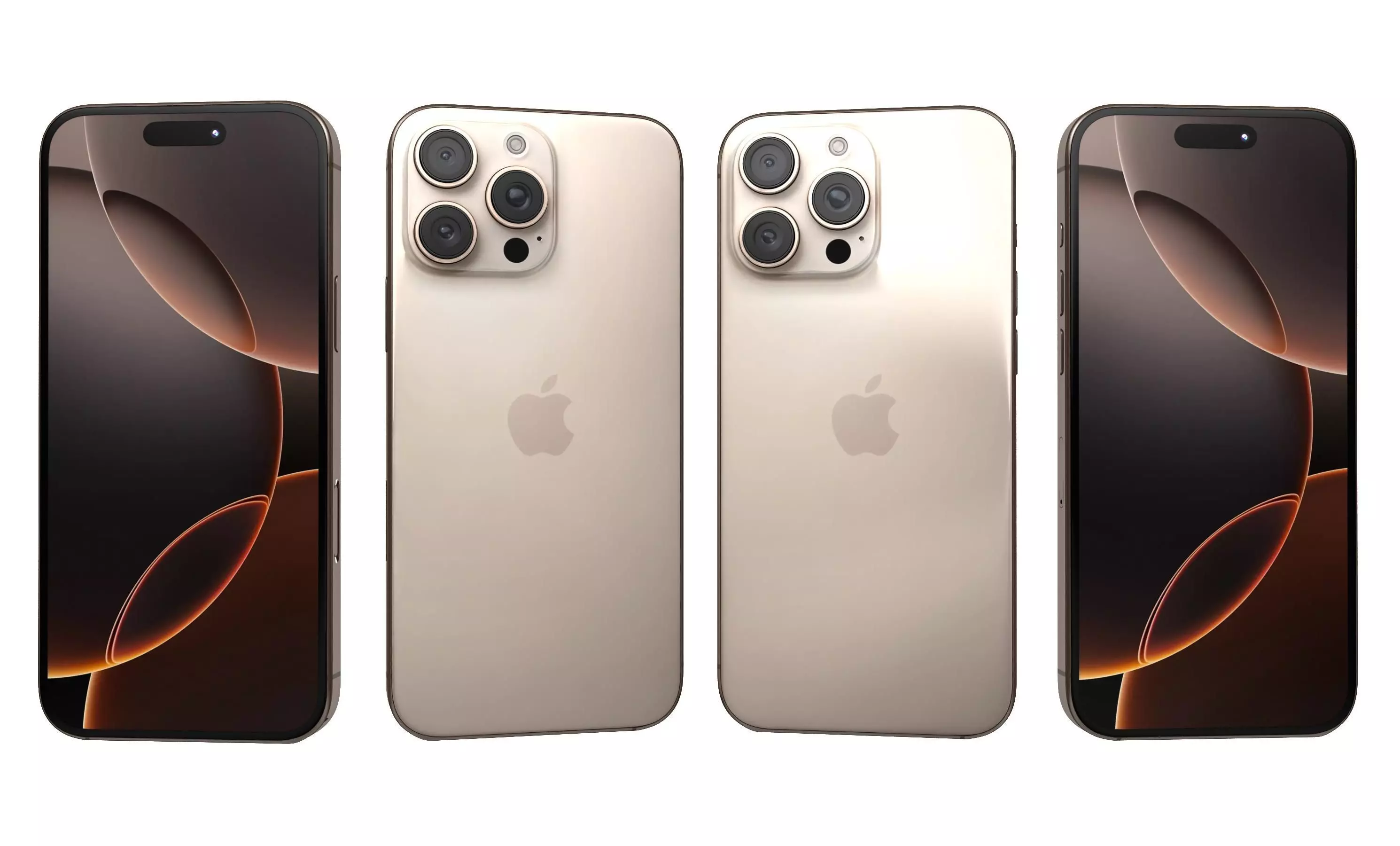 Apple iPhone 16 Pro Max All Colors High Poly 3D model_7