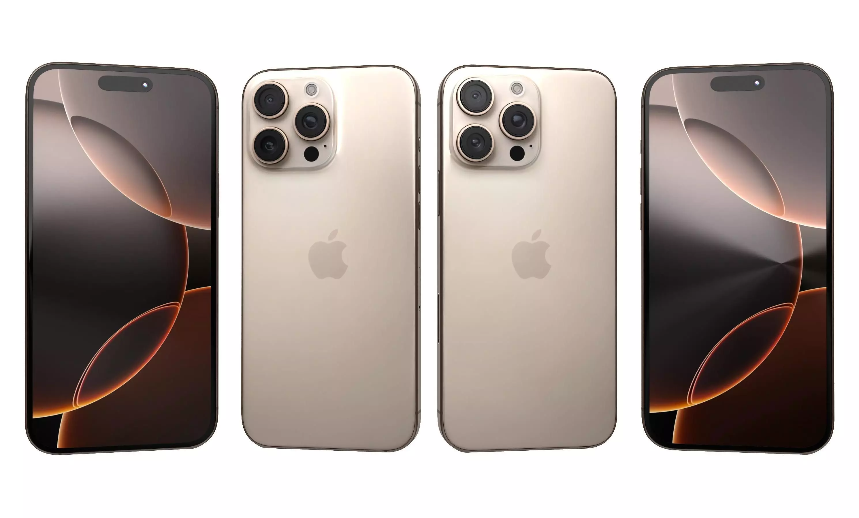 Apple iPhone 16 Pro Max All Colors High Poly 3D model_5