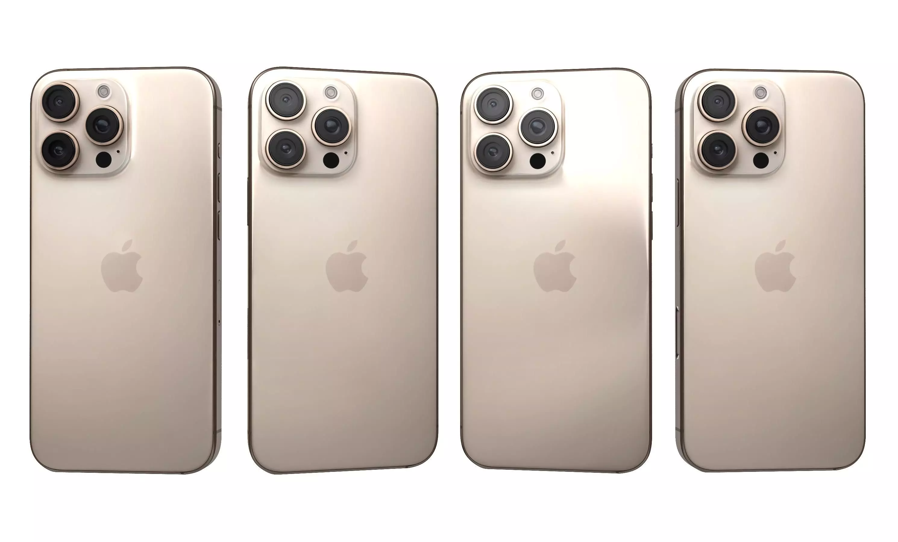 Apple iPhone 16 Pro Max All Colors High Poly 3D model_8