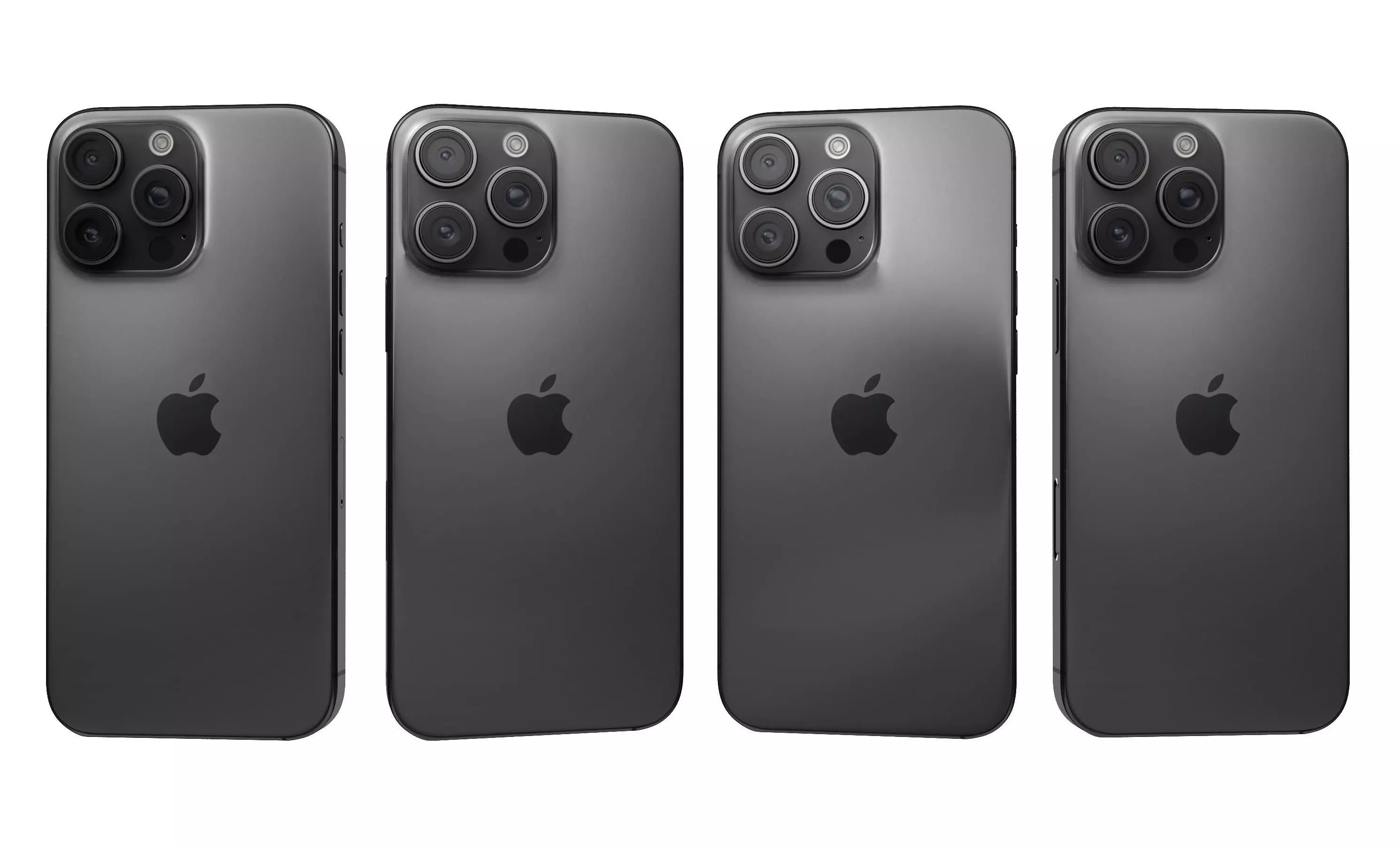 Apple iPhone 16 Pro Max Black Titanium High Poly 3D model_26