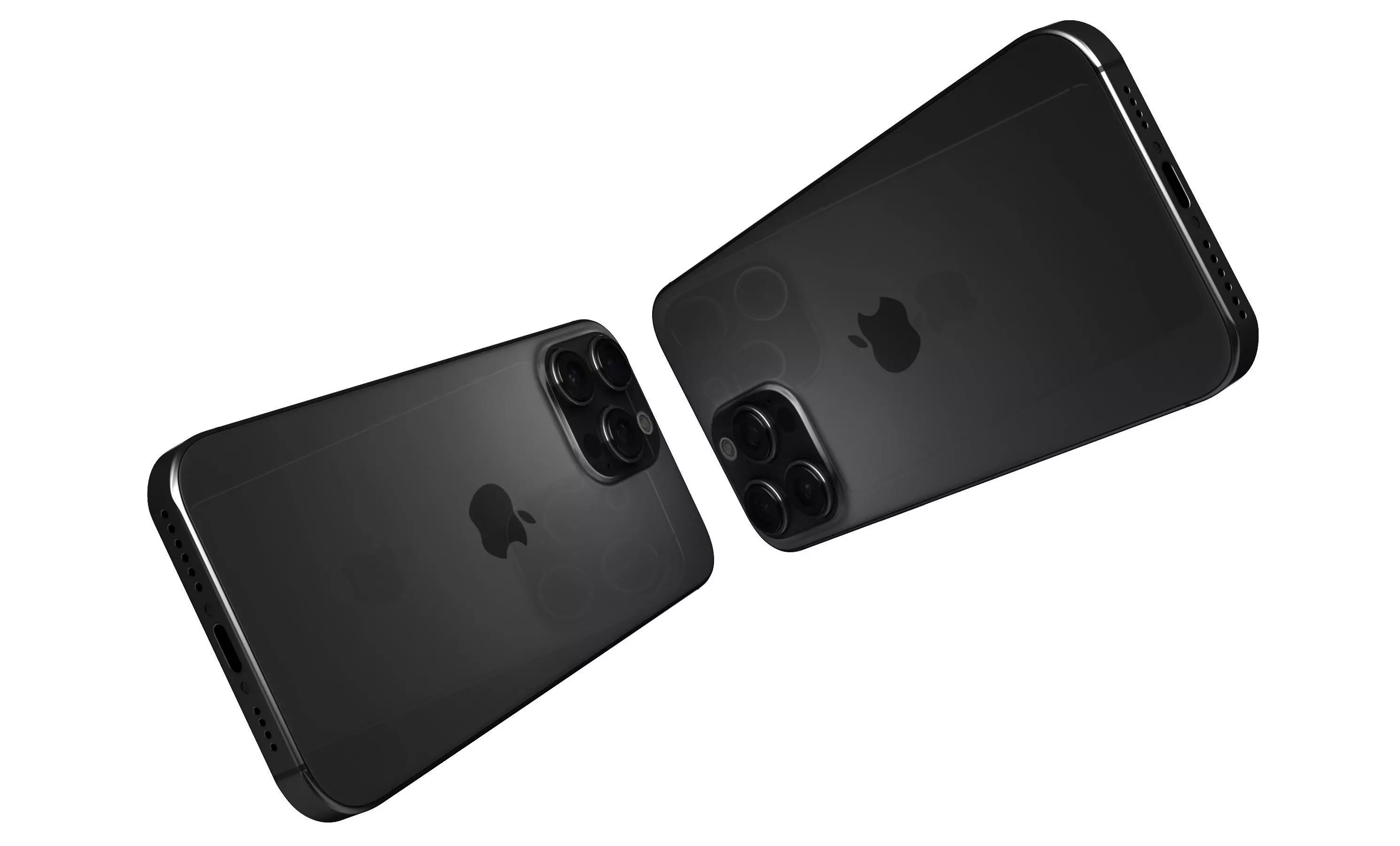 Apple iPhone 16 Pro Max Black Titanium High Poly 3D model_4