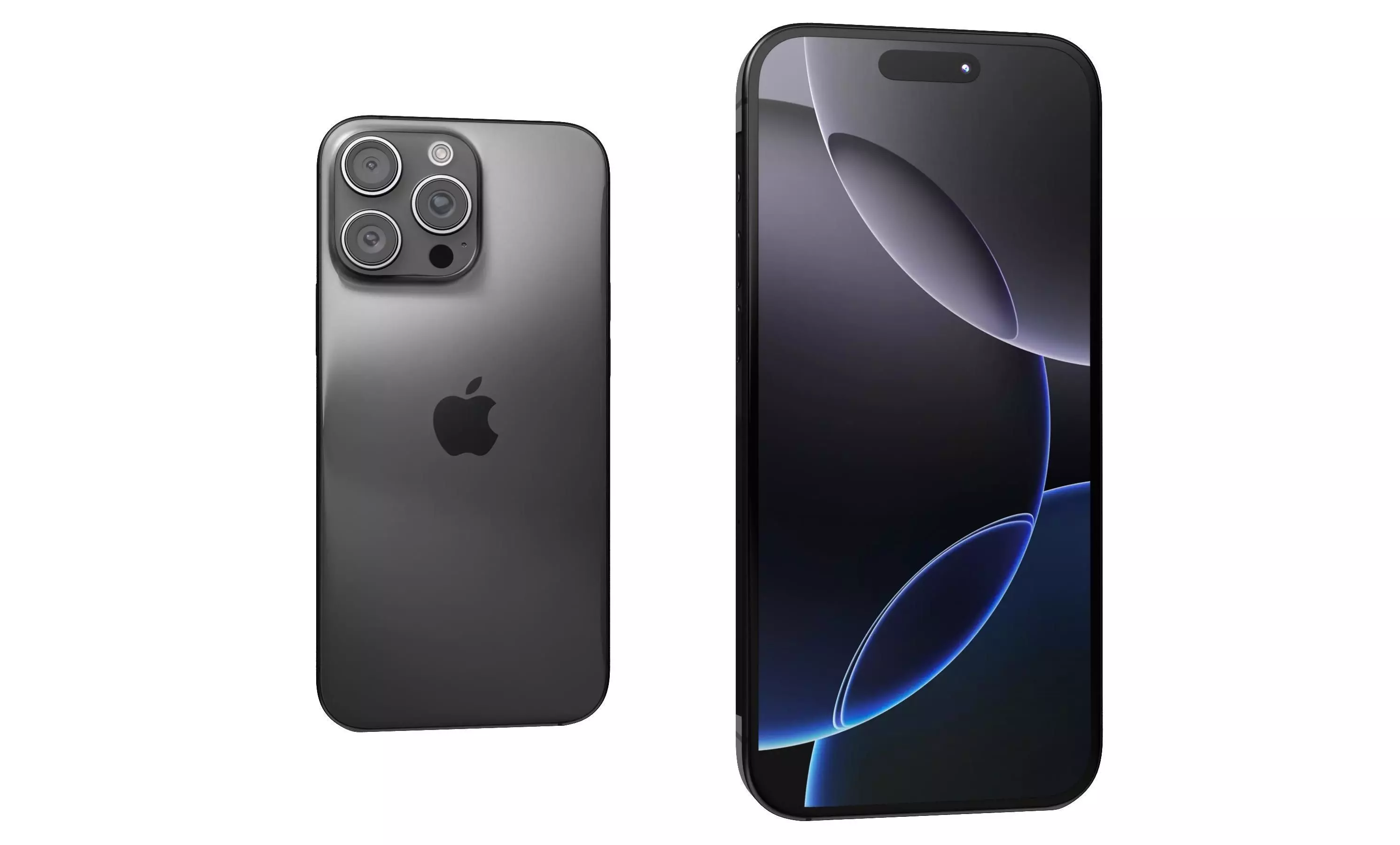 Apple iPhone 16 Pro Max Black Titanium High Poly 3D model_29