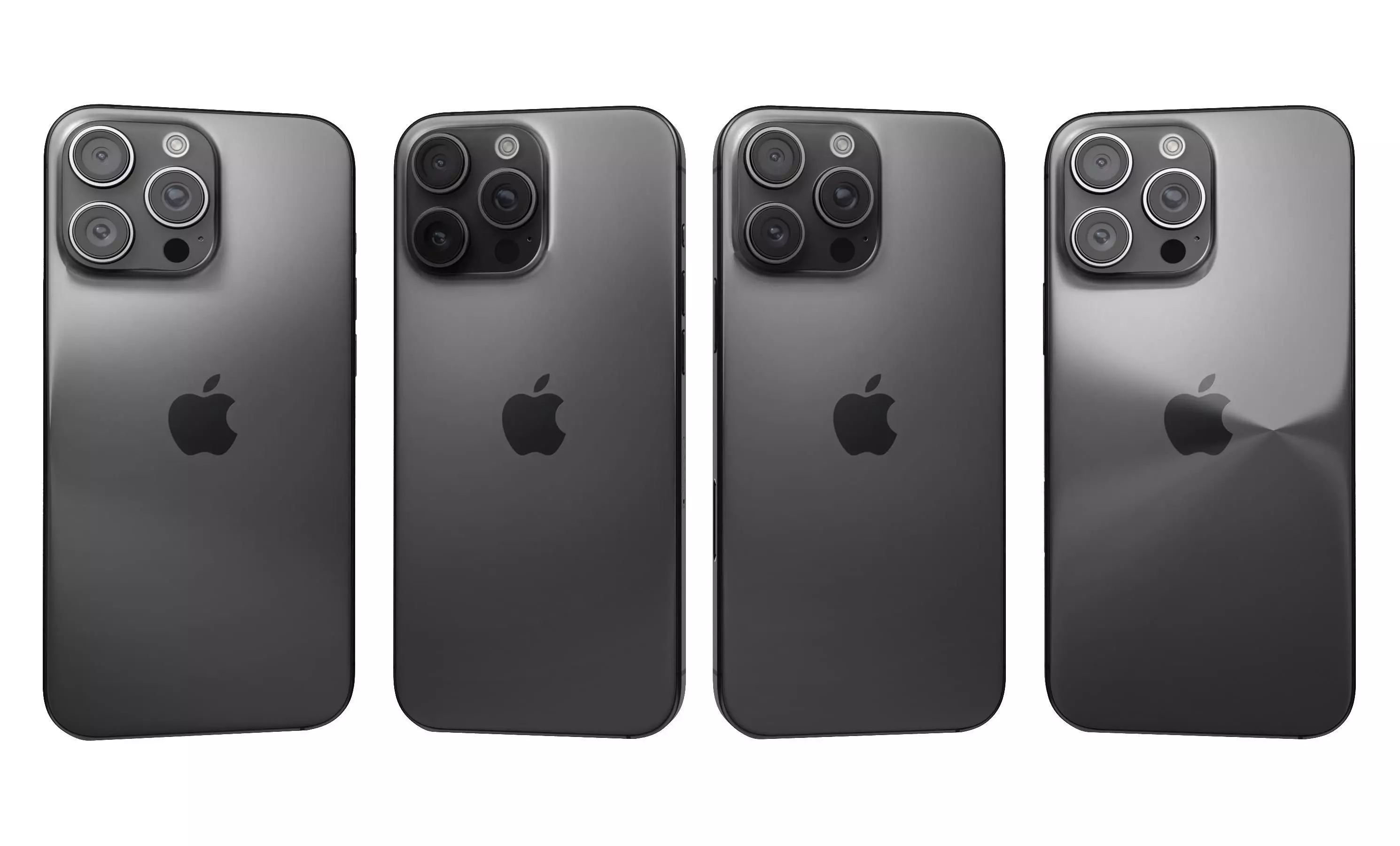 Apple iPhone 16 Pro Max Black Titanium High Poly 3D model_24