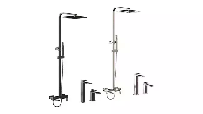 Agger Great A2893344 Shower system with mixer