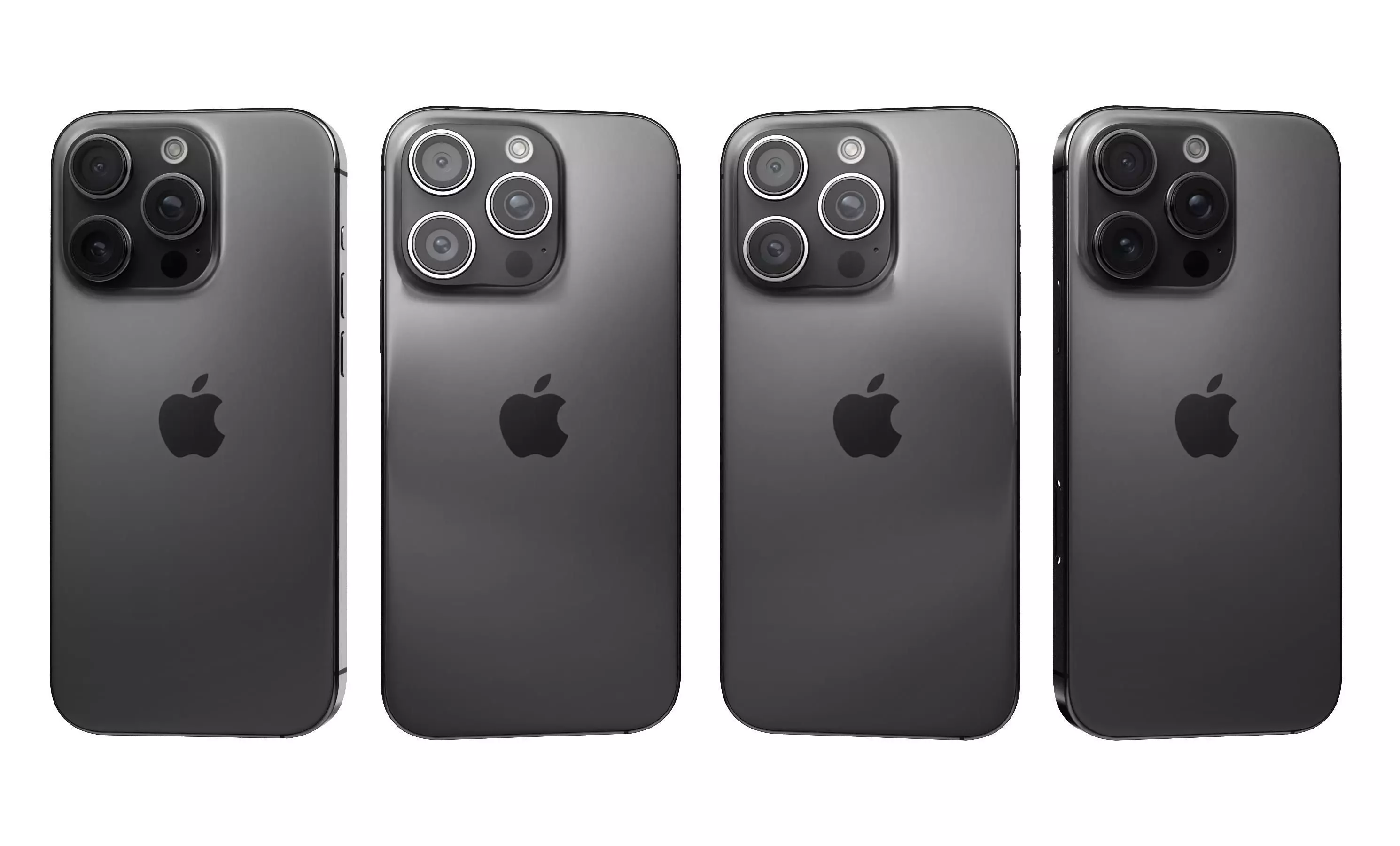 Apple iPhone 16 Pro All Colors High Poly 3D model_24