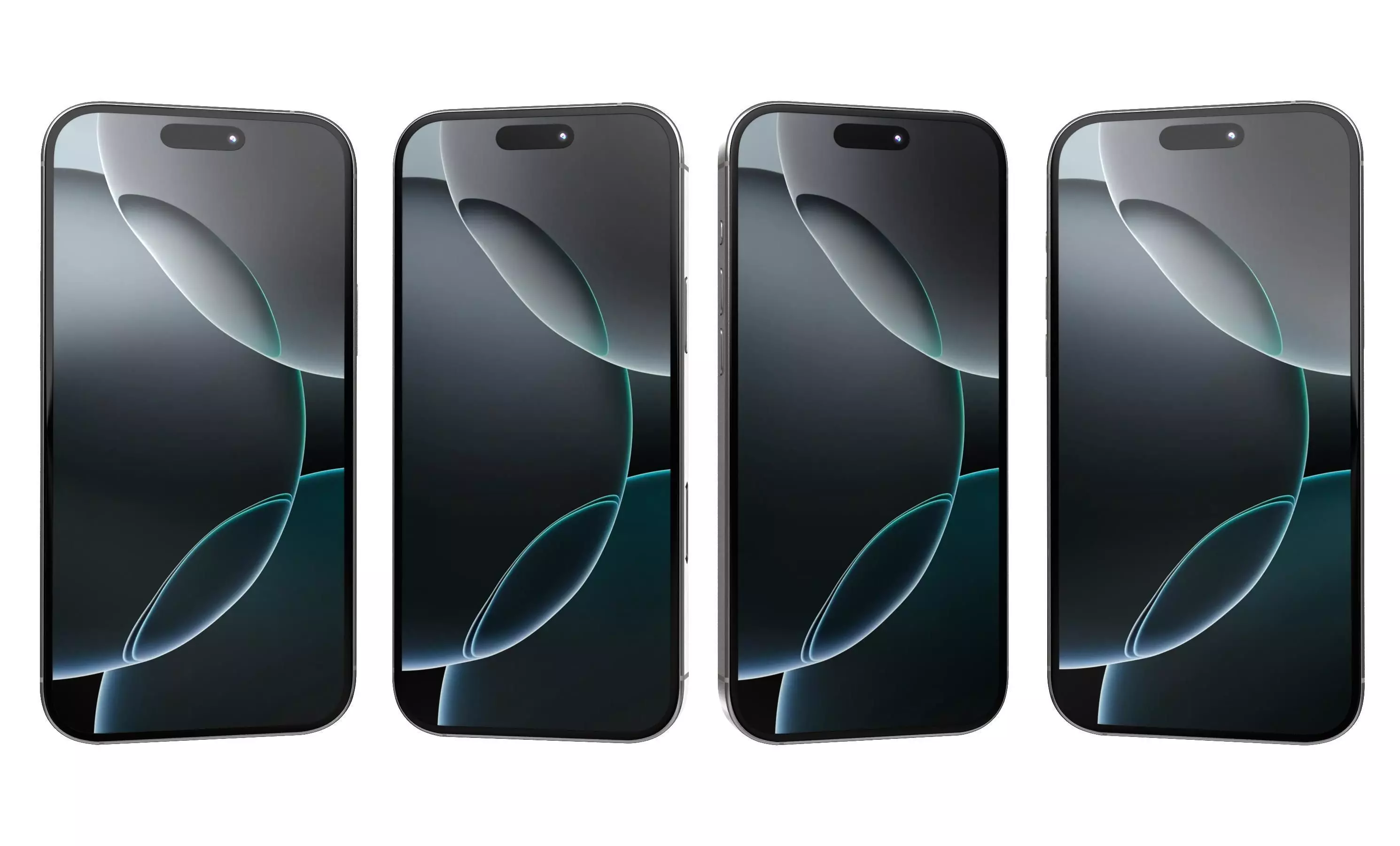 Apple iPhone 16 Pro All Colors High Poly 3D model_12