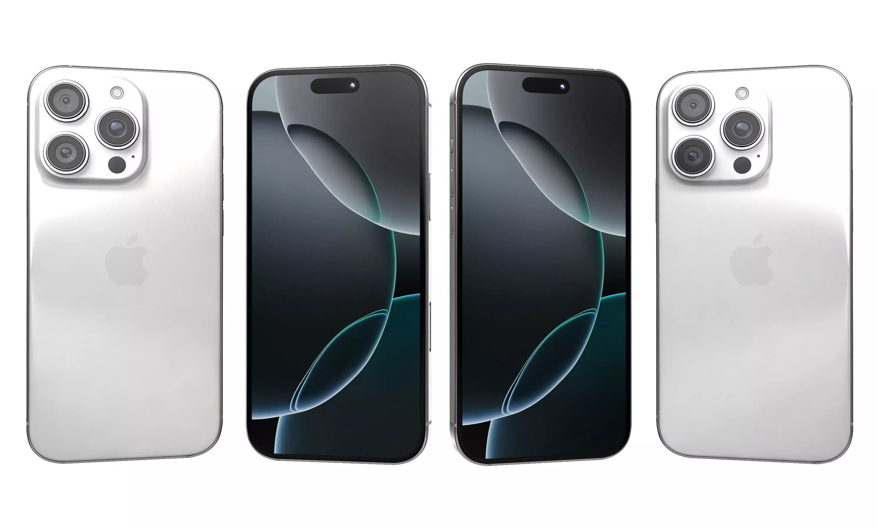 Apple iPhone 16 Pro All Colors High Poly 3D model_1