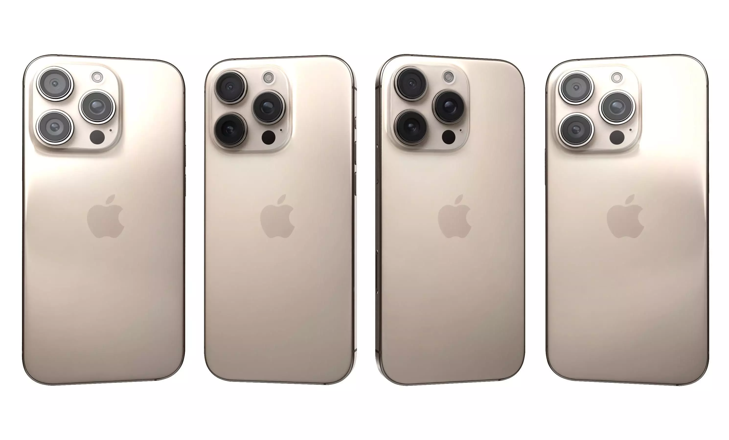 Apple iPhone 16 Pro All Colors High Poly 3D model_28