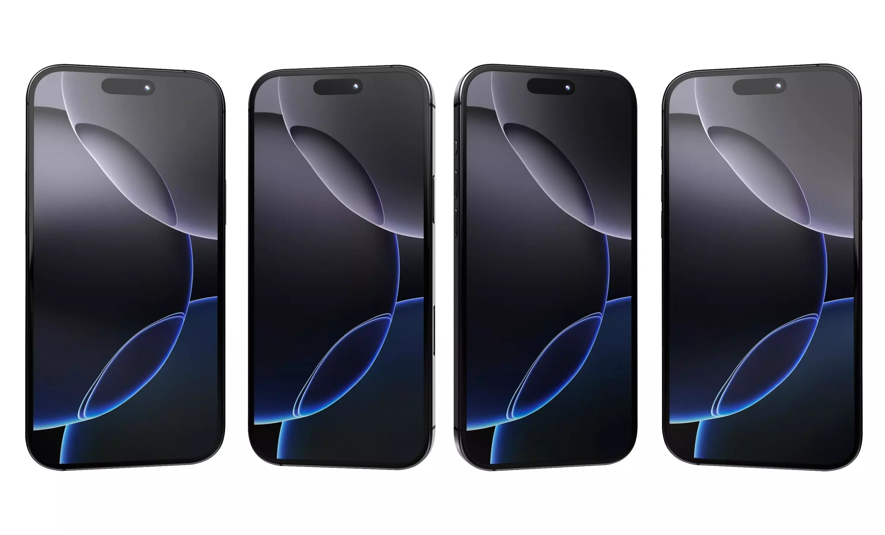 Apple iPhone 16 Pro All Colors High Poly 3D model_15