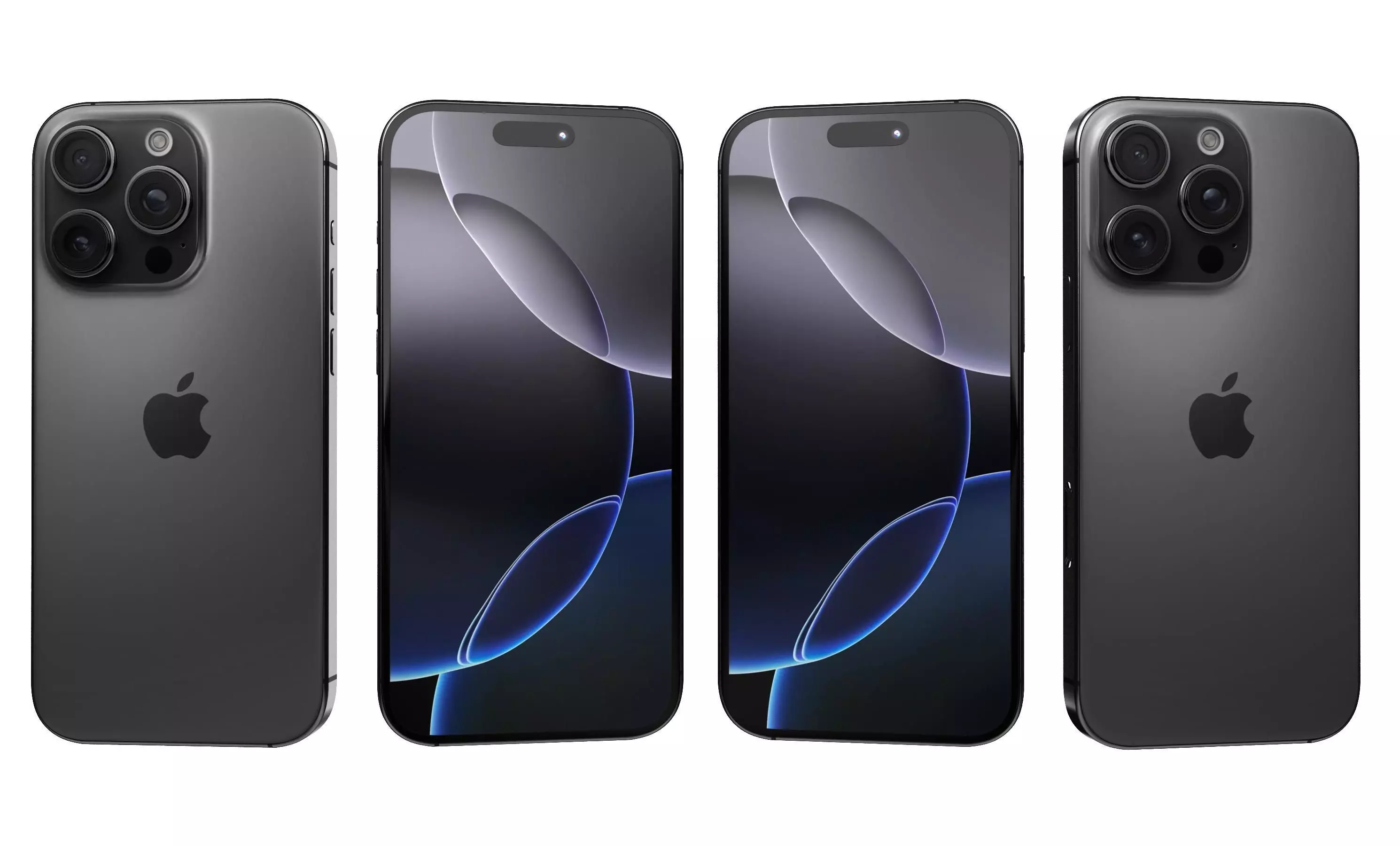 Apple iPhone 16 Pro All Colors High Poly 3D model_20