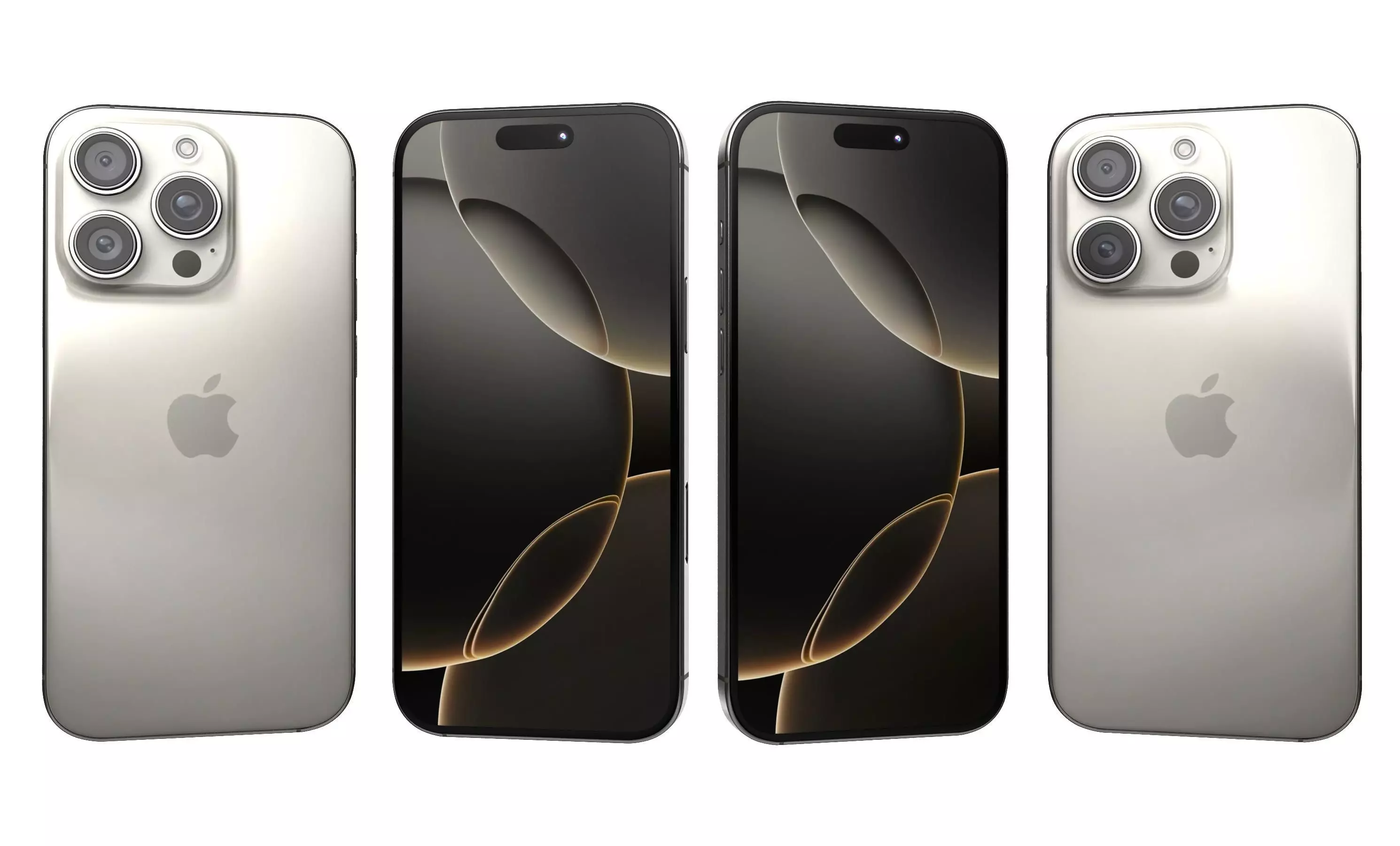 Apple iPhone 16 Pro All Colors High Poly 3D model_3