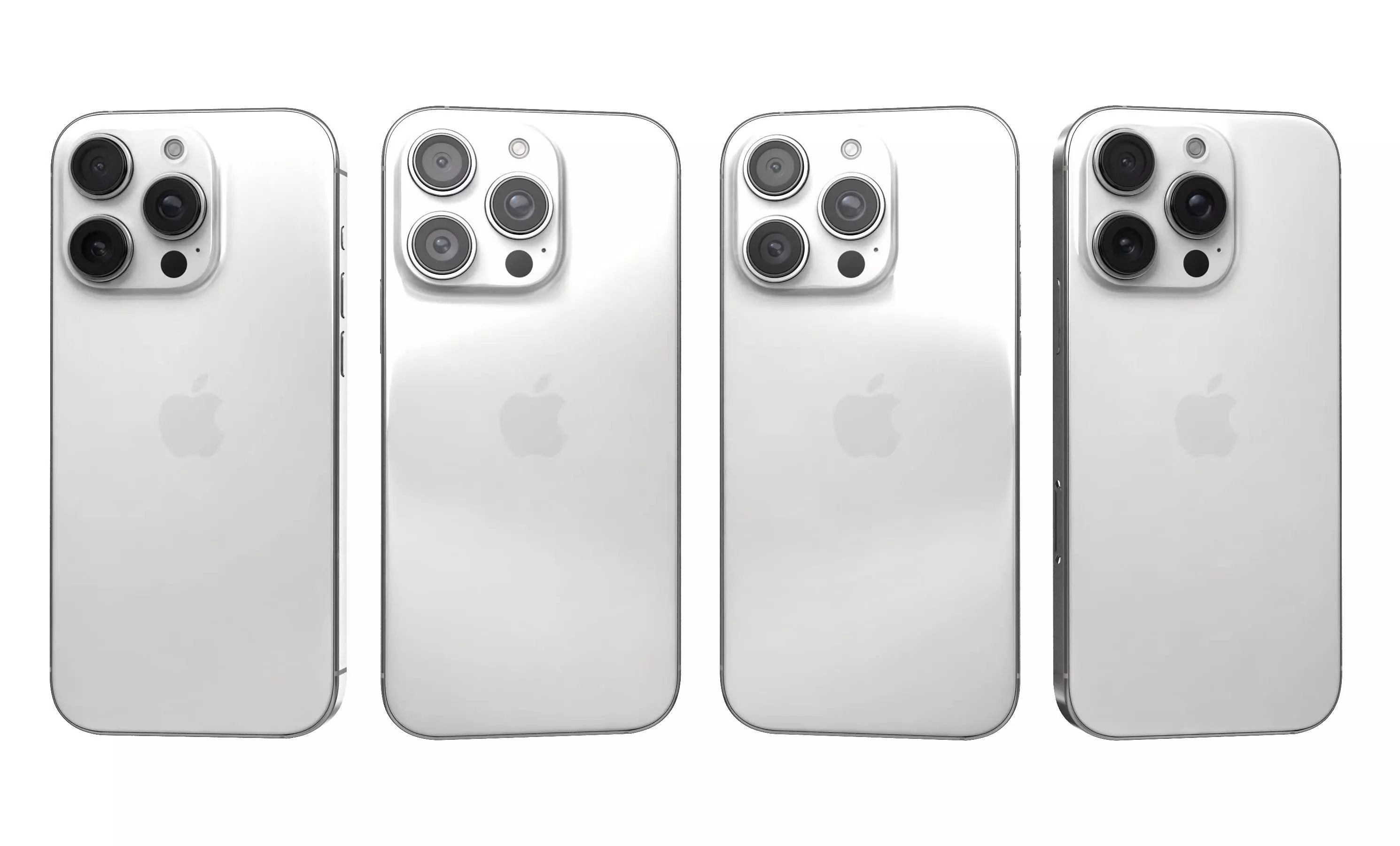 Apple iPhone 16 Pro All Colors High Poly 3D model_49