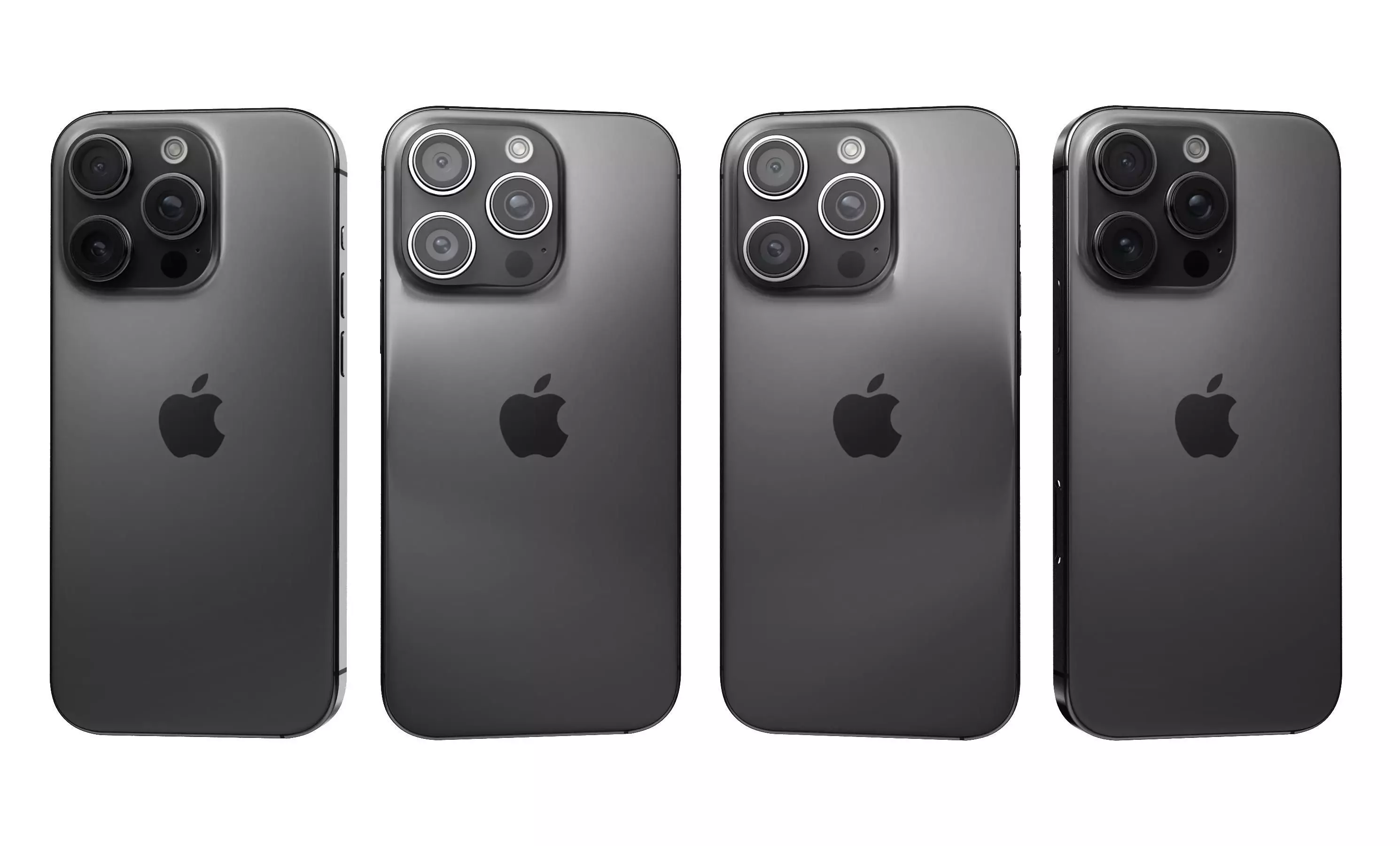 Apple iPhone 16 Pro All Colors High Poly 3D model_19