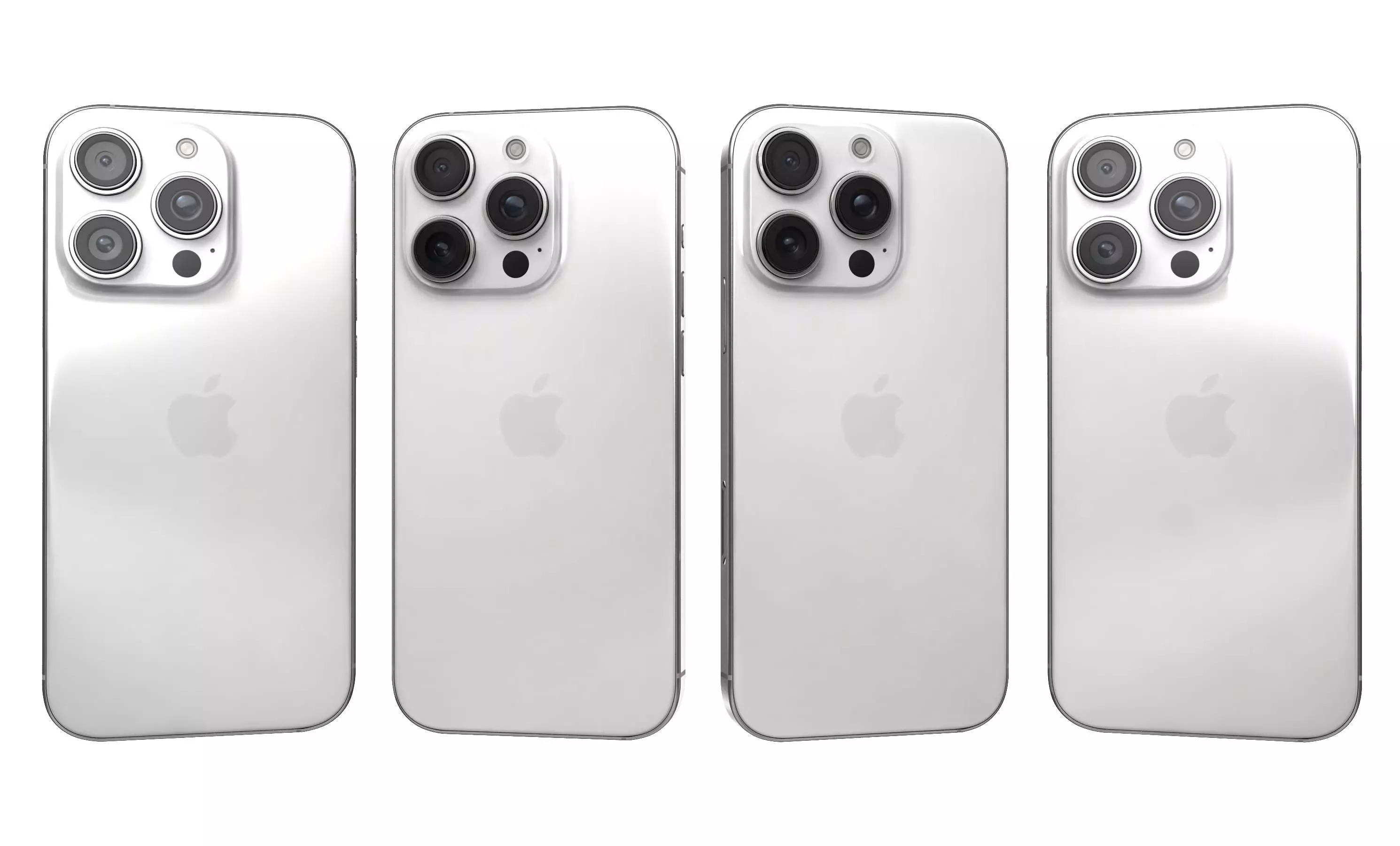 Apple iPhone 16 Pro All Colors High Poly 3D model_34