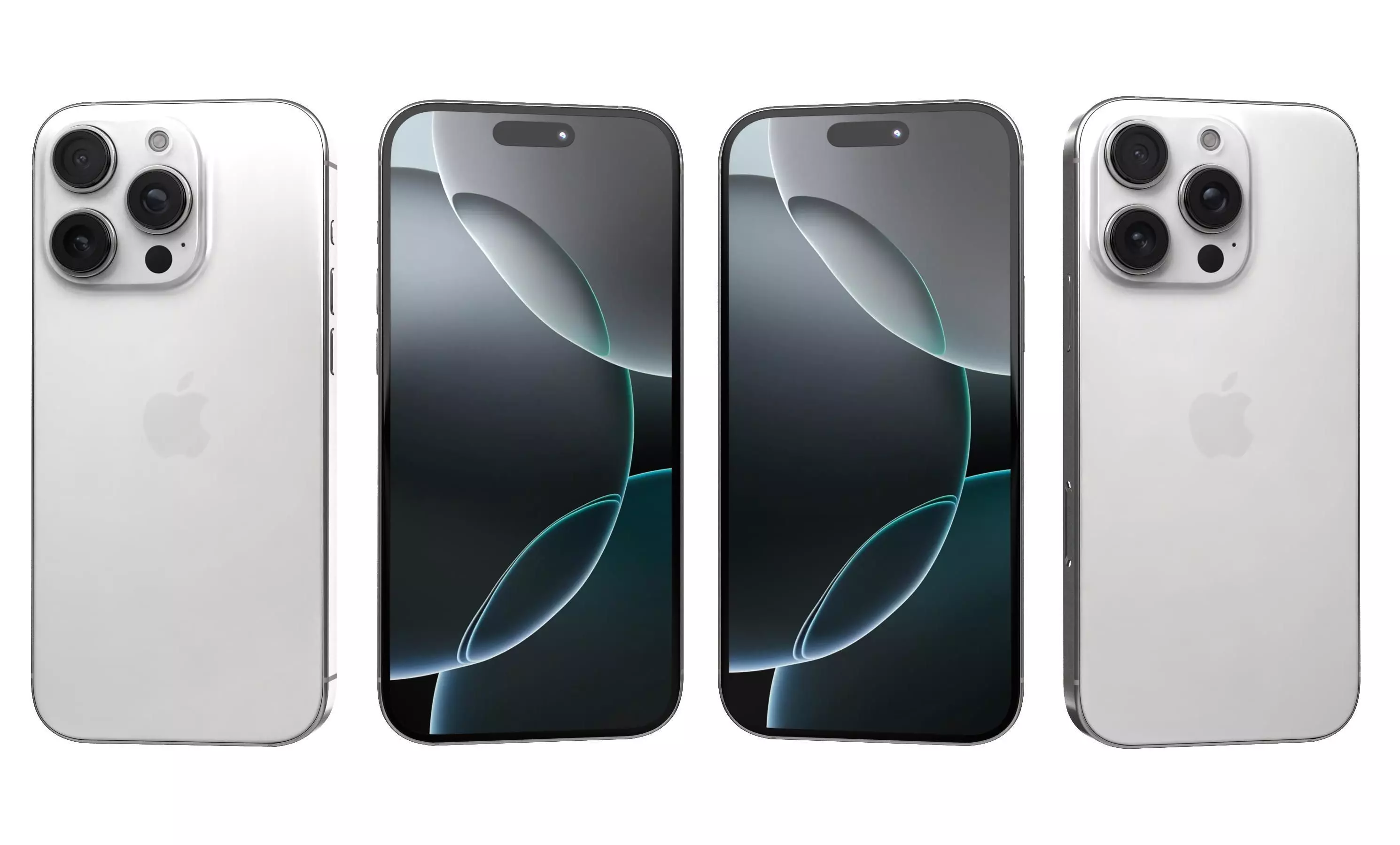 Apple iPhone 16 Pro All Colors High Poly 3D model_50