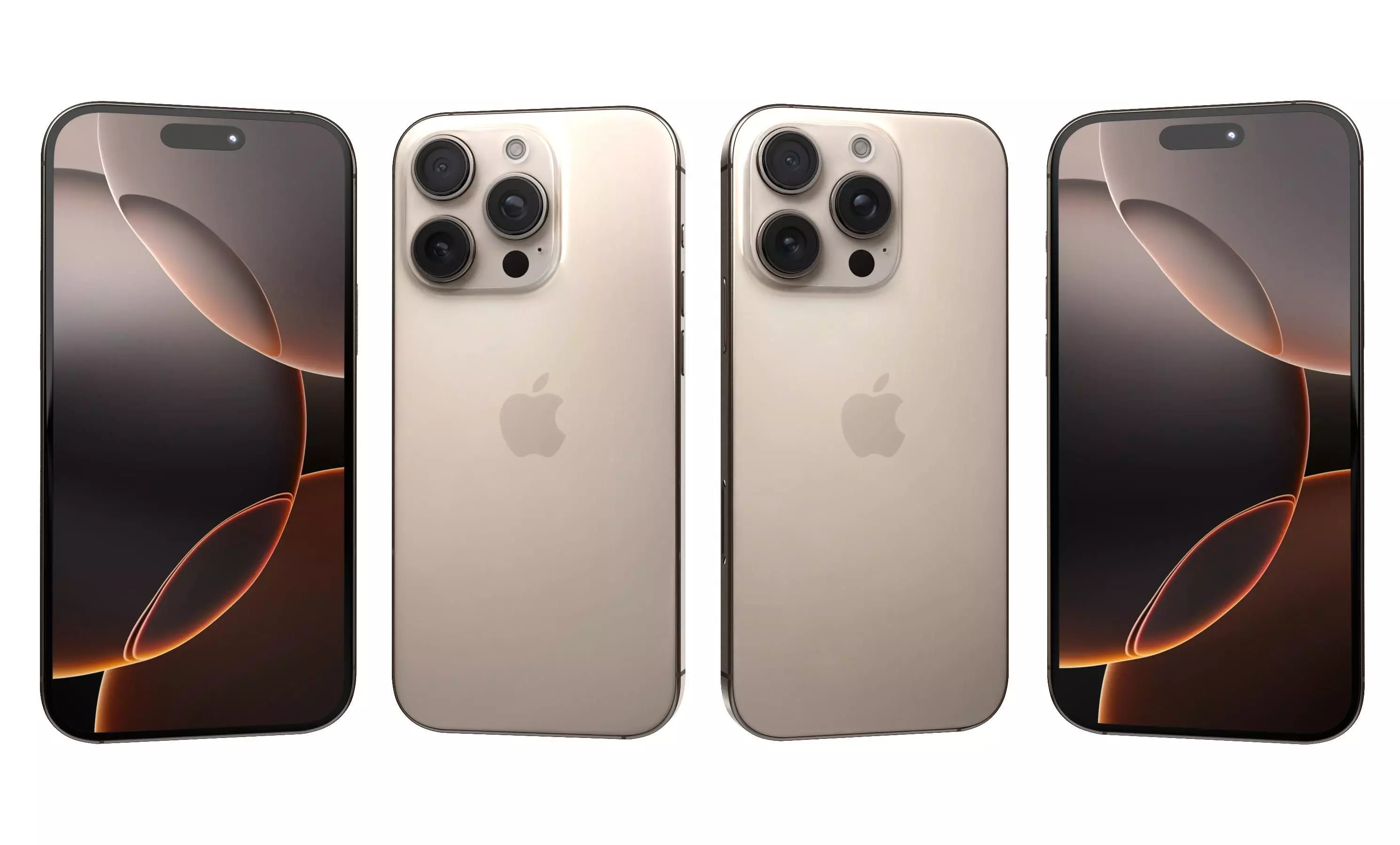 Apple iPhone 16 Pro All Colors High Poly 3D model_27