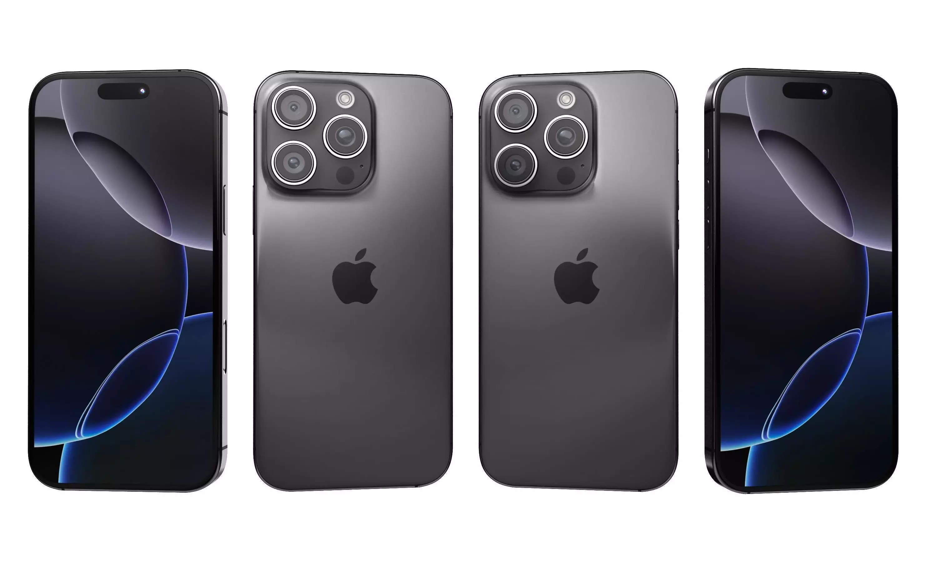 Apple iPhone 16 Pro All Colors High Poly 3D model_18